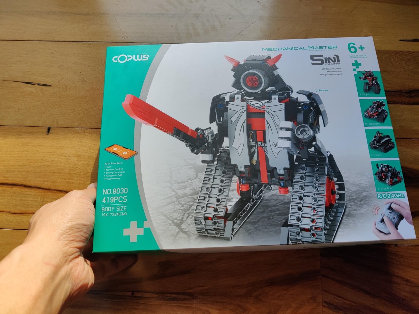 Opmind 5-in-1 STEM RC Robot Building Kit - 443PCS, Gift for Boys Ages 8-13 customer photo 1