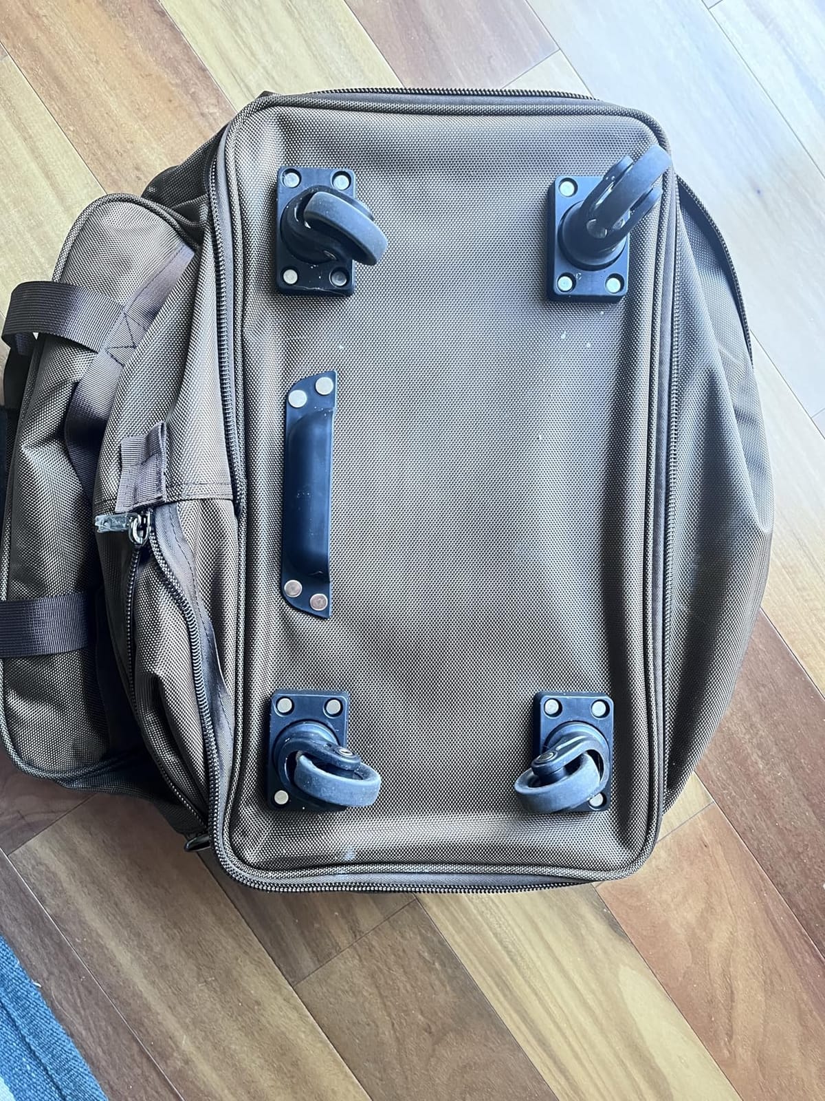 Hanke Expandable Collapsible Luggage with Wheels Suitcase Luggage Rolling Travel Bag Duffel Bag for Men Women Lightweight Suitcase Large Capacity with Spinner Wheel (Blue) customer photo 2