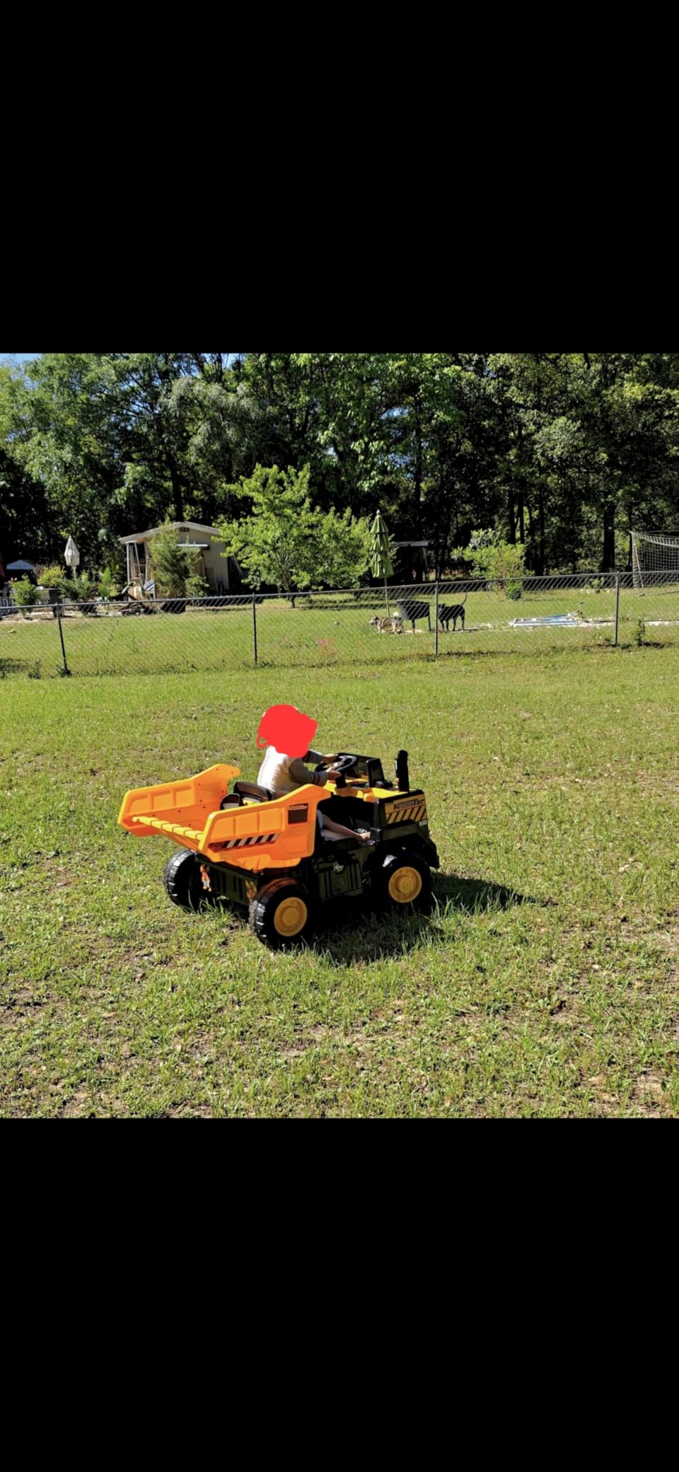 Kidsera 24V Ride On Dump Truck, 24-Inch 2-Seater Kids Electric Car, Yellow customer photo 1