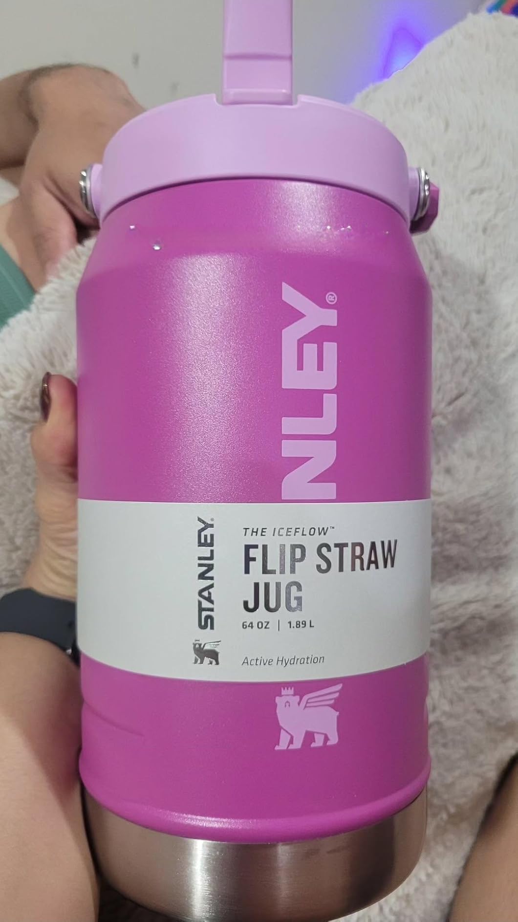 STANLEY IceFlow Flip Straw 2.0 Jug, 64 oz, Rose Quartz customer photo 1