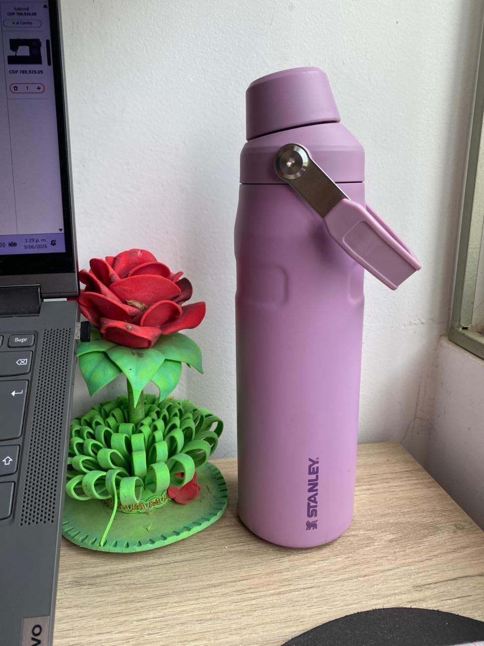 STANLEY IceFlow Fast Flow Bottle, 24 oz, Rose Quartz customer photo 2