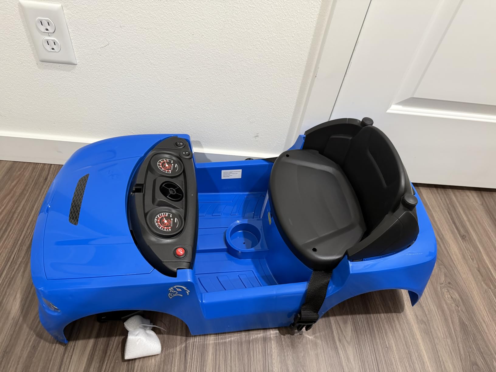 Licensed Dodge Police Electric Ride on Car for Toddlers 1-3 w/Lights & Horn customer photo 2