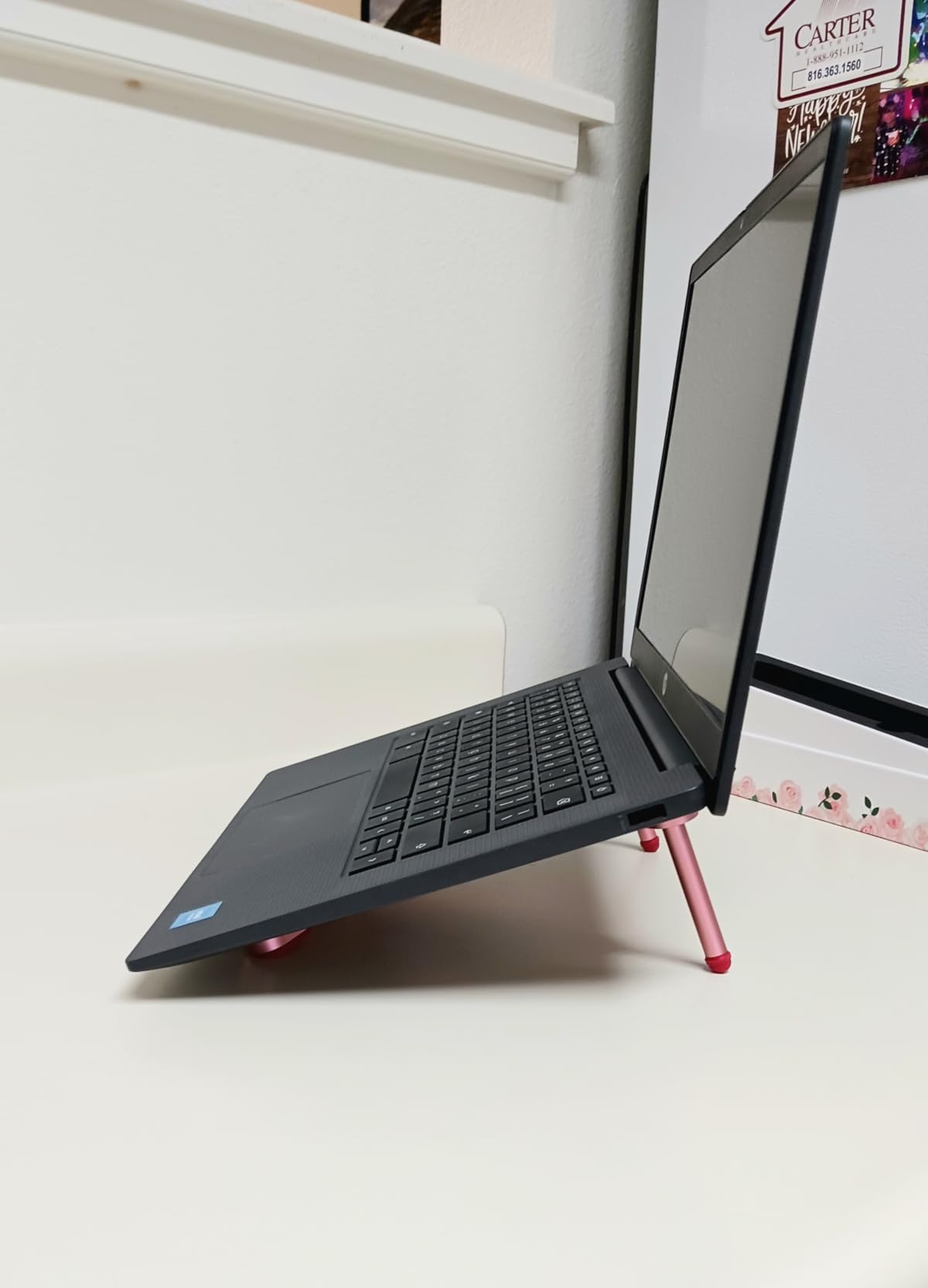HP Chromebook 14 inch Laptop, HD Display, Intel Processor N100, 8 GB RAM, 128 GB UFS, UHD Graphics, Chrome OS, Chalkboard Gray, 14a-nf0099nr customer photo 1