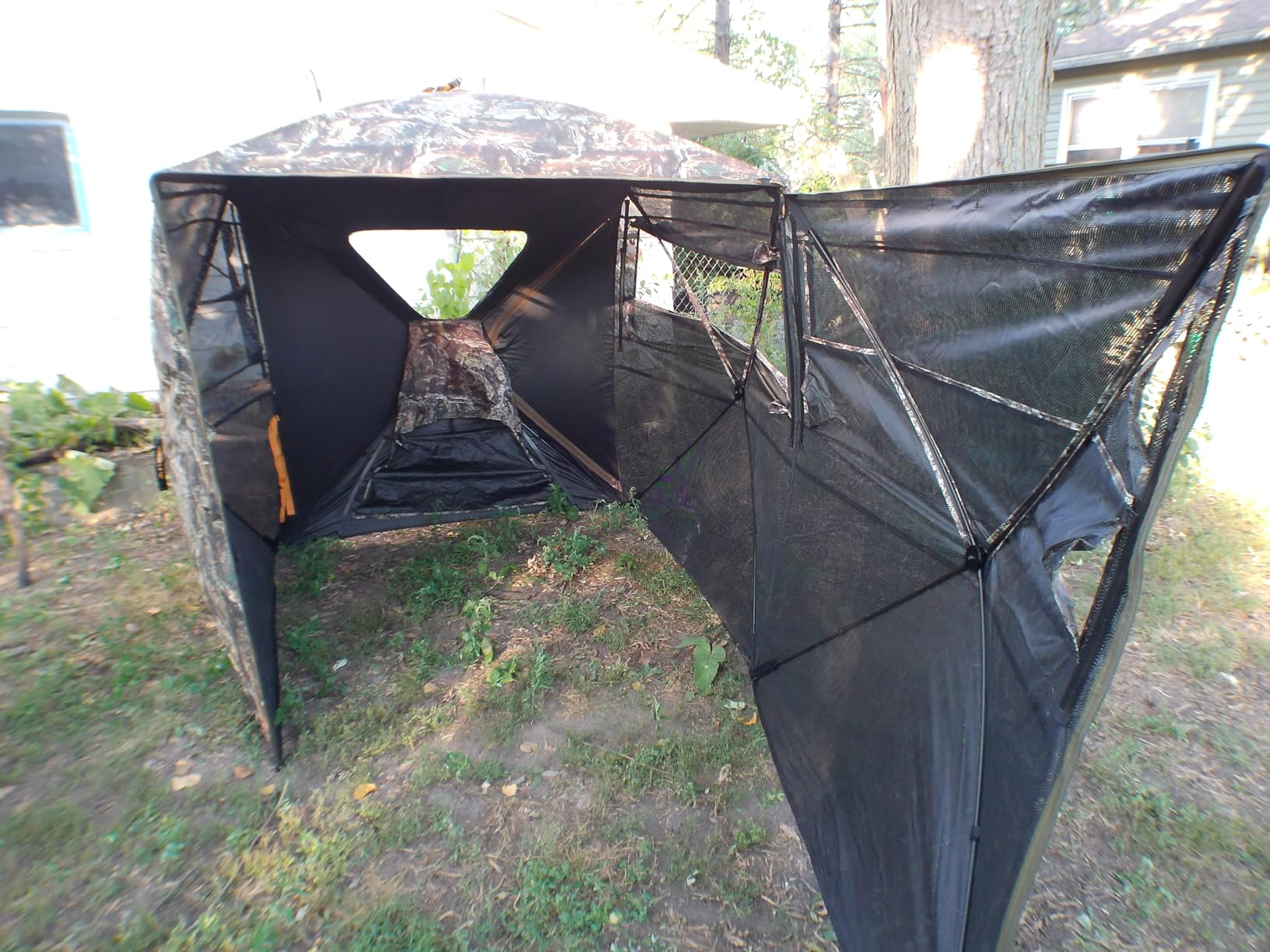 FLISSA Hunting Blind, 270/360 See-Through Ground Blind for Deer Hunting customer photo 2