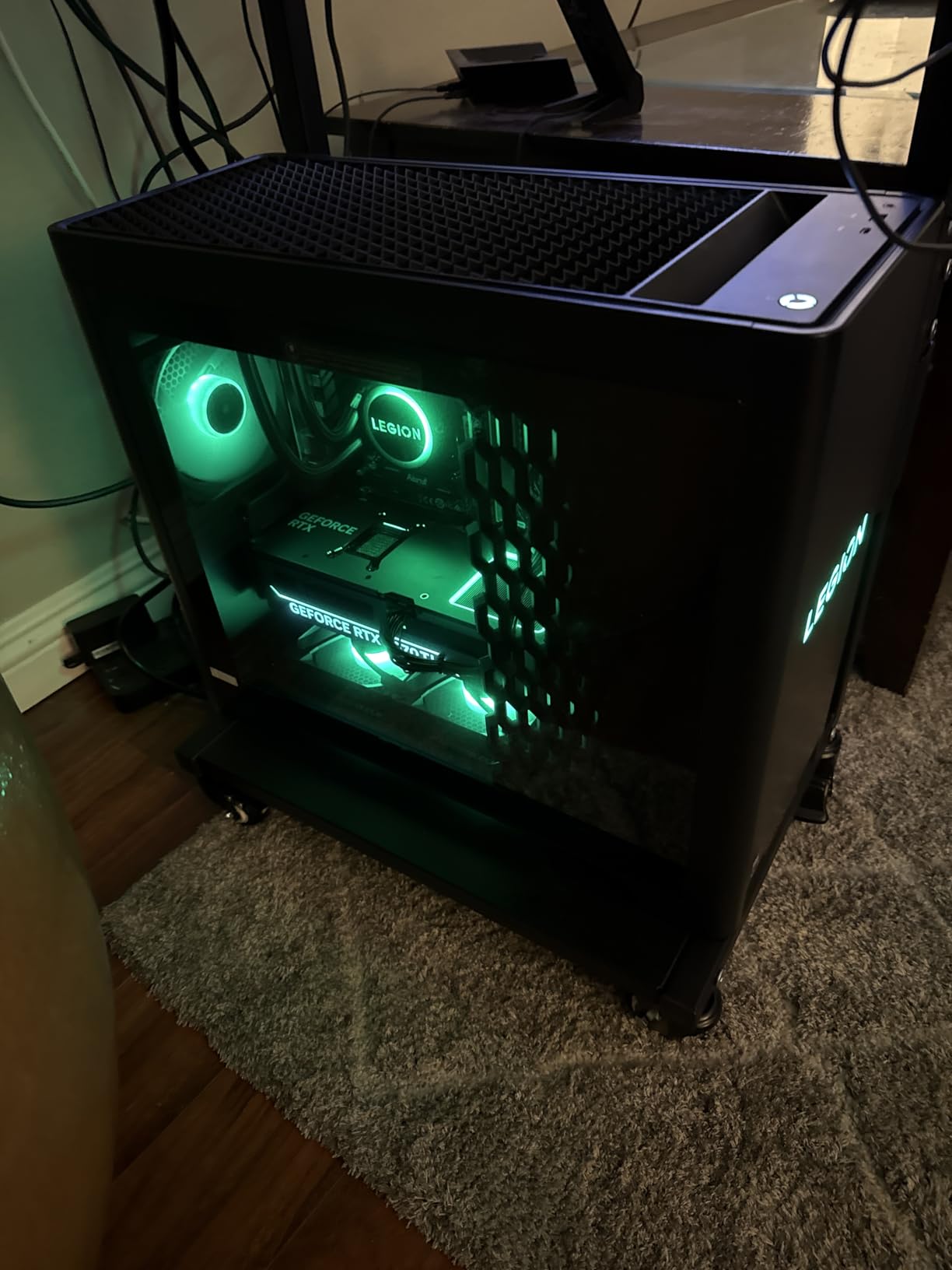 Lenovo Legion Tower 5i – AI-Powered Gaming PC - Intel® Core Ultra 7 265F Processor – NVIDIA® GeForce RTX™ 5070 Ti Graphics – 32 GB Memory – 1 TB Storage – 3 Months of PC GamePass customer photo 2