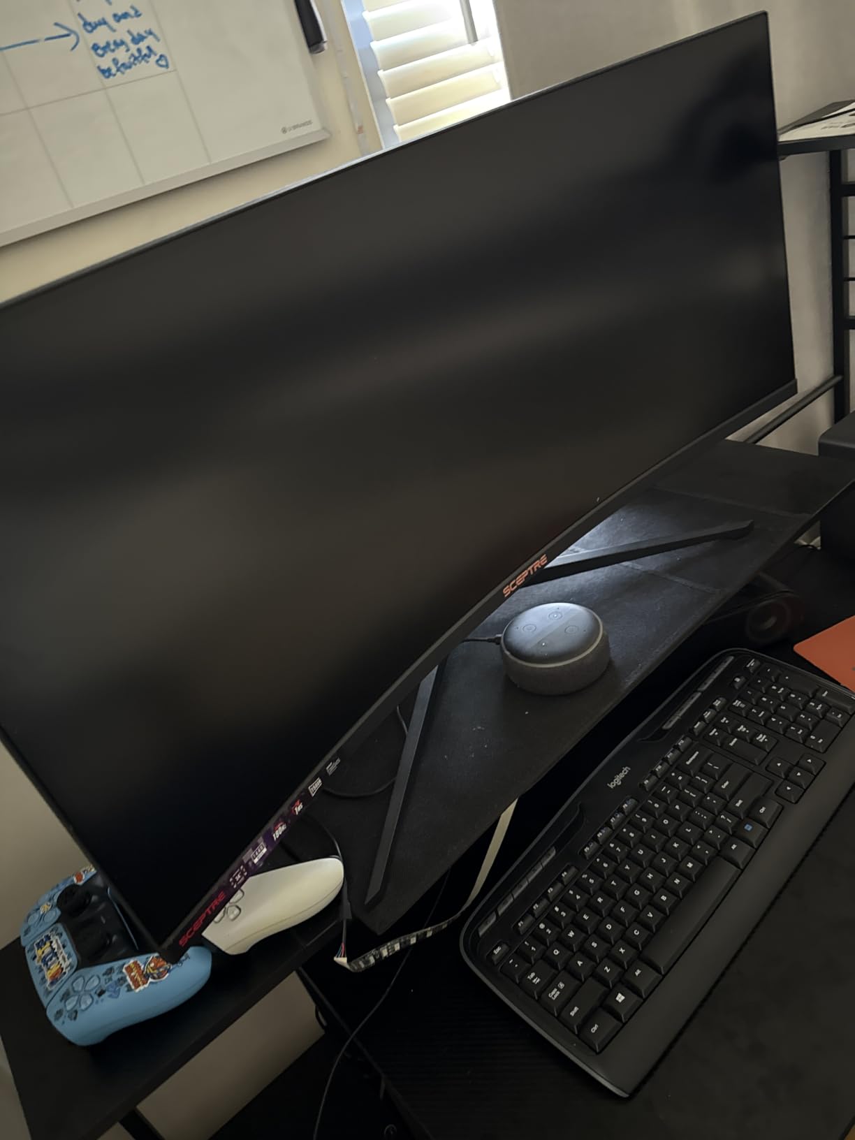 Sceptre 34-Inch Curved Ultrawide WQHD Monitor, 3440 x 1440, R1500, Up to 180Hz/165Hz, DisplayPort x2, 100% sRGB, 1ms, Built-in Speakers, Black (C345B-QUT168 Series) customer photo 1