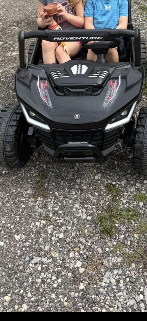ANPABO XXL 24V Ride on Toys for Big Kids 3-12, 4 x 200W Motors, Black customer photo 2