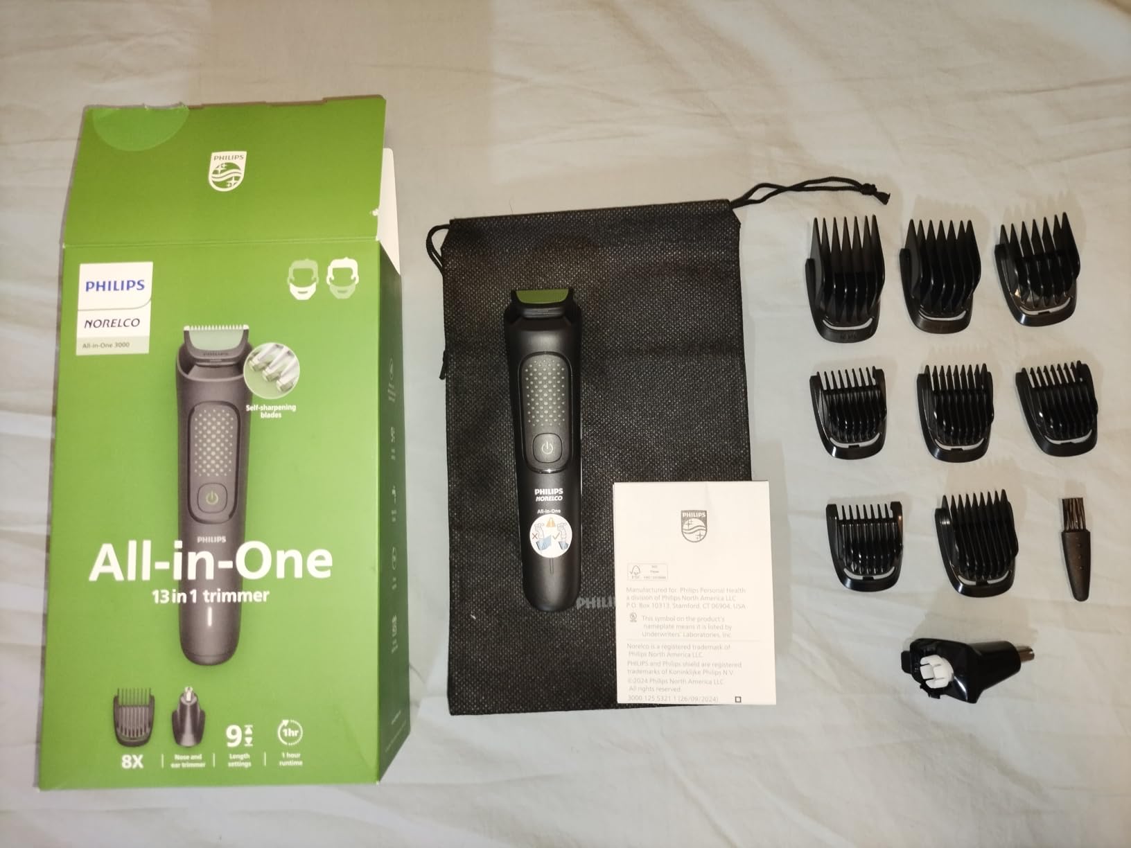 Philips Norelco All-in-One 3000 13-in-1 Trimmer, Face & Hair, Comfort Tips customer photo 1