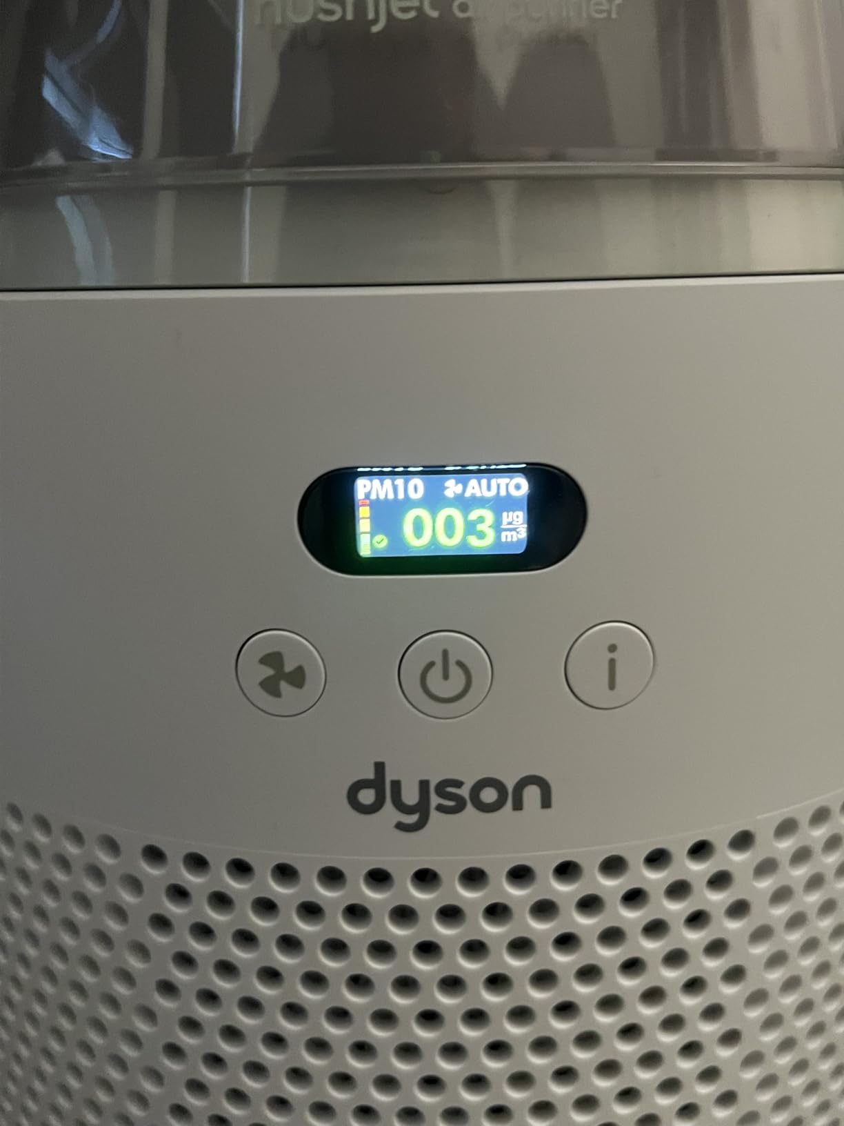 Dyson Hushjet Compact Air Purifier, Powerful, Whisper-quiet (White/Silver) customer photo 1