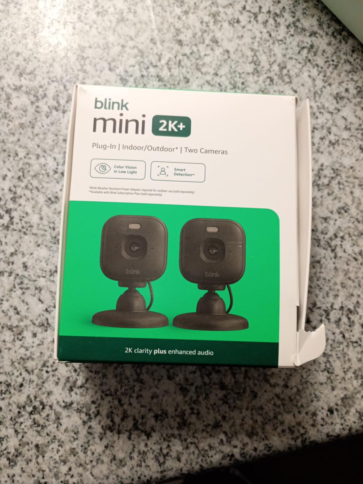 Blink Arc – Plug-in Panoramic Vision [Plus Subscription required], 180° coverage, Mini 2K+ dual-camera security, single power source – 2 cameras (Black) customer photo 2