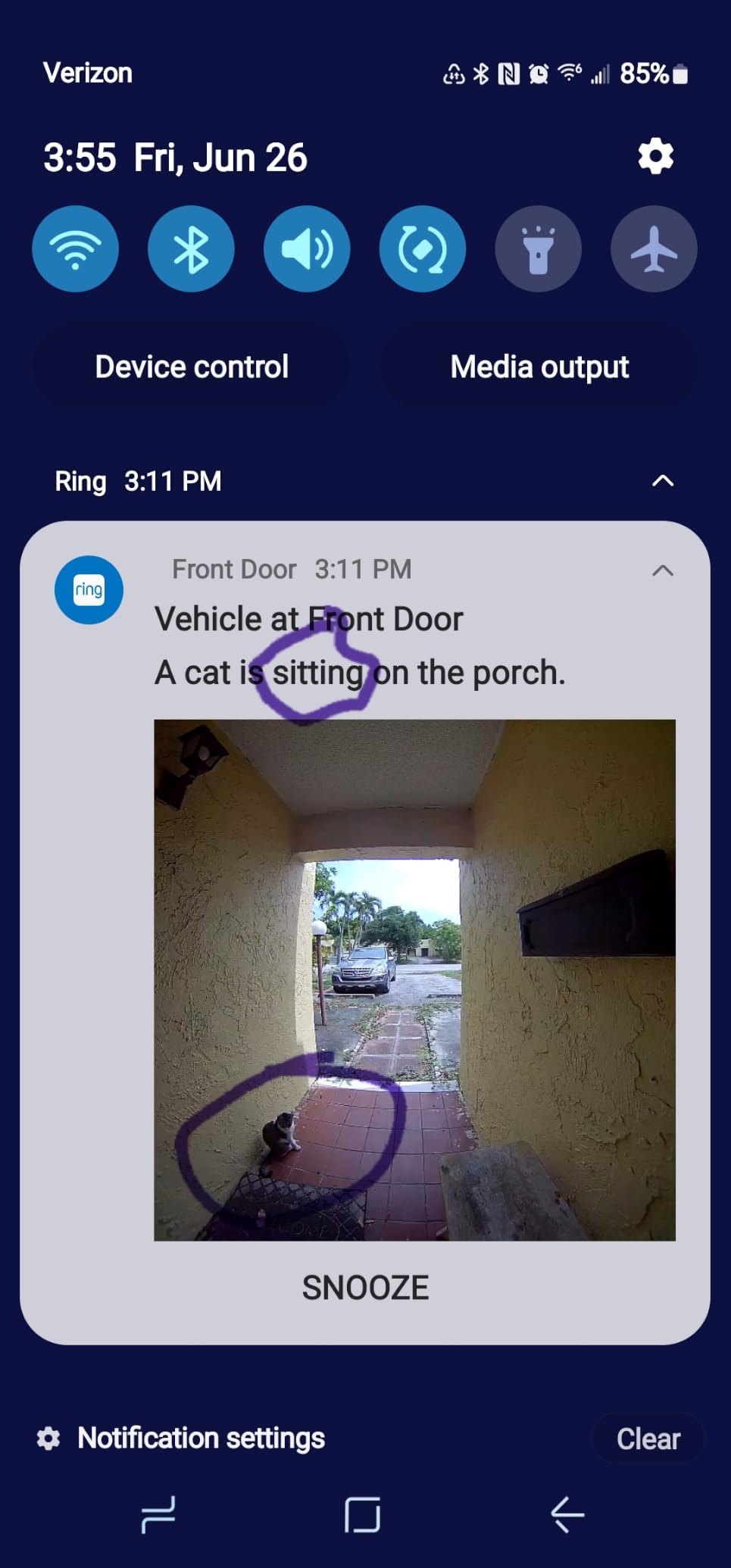 Ring Battery Doorbell 2K (newest model) Retinal 2K with wide-angle video, up to 6x Enhanced Zoom, Two-Way Talk, and Built-In Battery, Matte Mocha customer photo 2