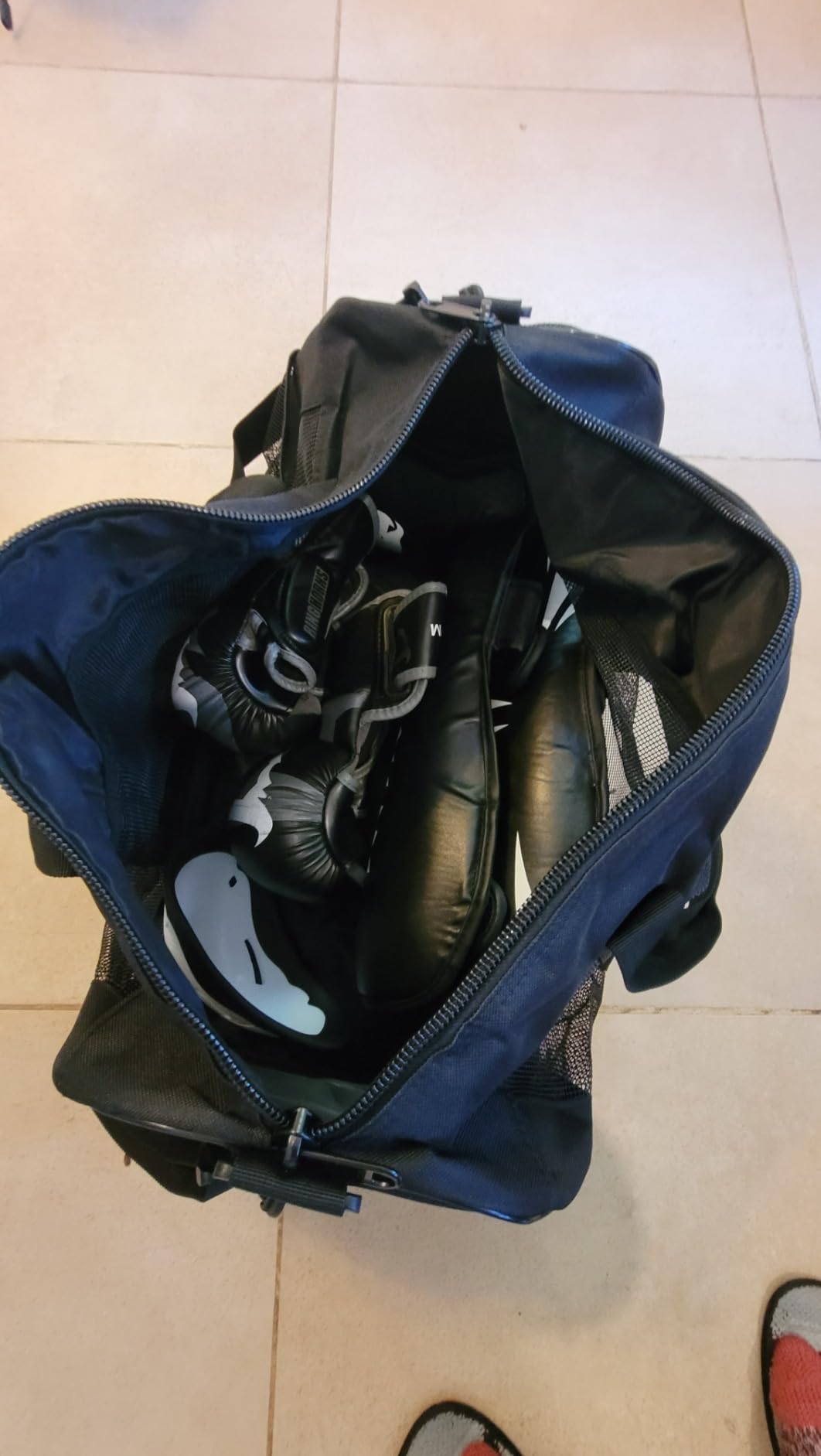 Rolling Duffle Bag with Wheels,110L/140L Expandable Soft-Sided Foldable Duffle Bag with 2 Rubber Wheels,Packable 32” Rolling Carry-On with Pockets & Compartments (Black orange) customer photo 1