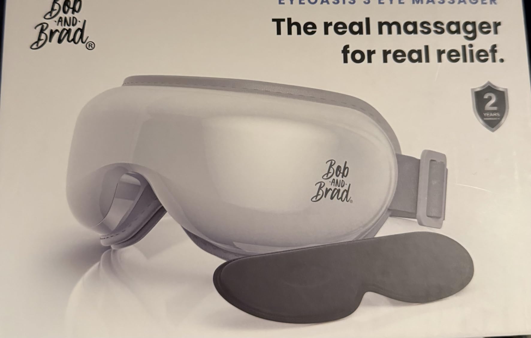BOB AND BRAD Zero Pro Ultra-Quiet Eye Massager with Heat and Cooling, FSA Eligible/HSA Heated Eye Mask, Lightweight Eye Massager with Scroll Button for Migraine Dry Eyes Relief, Gifts for Women Men customer photo 2