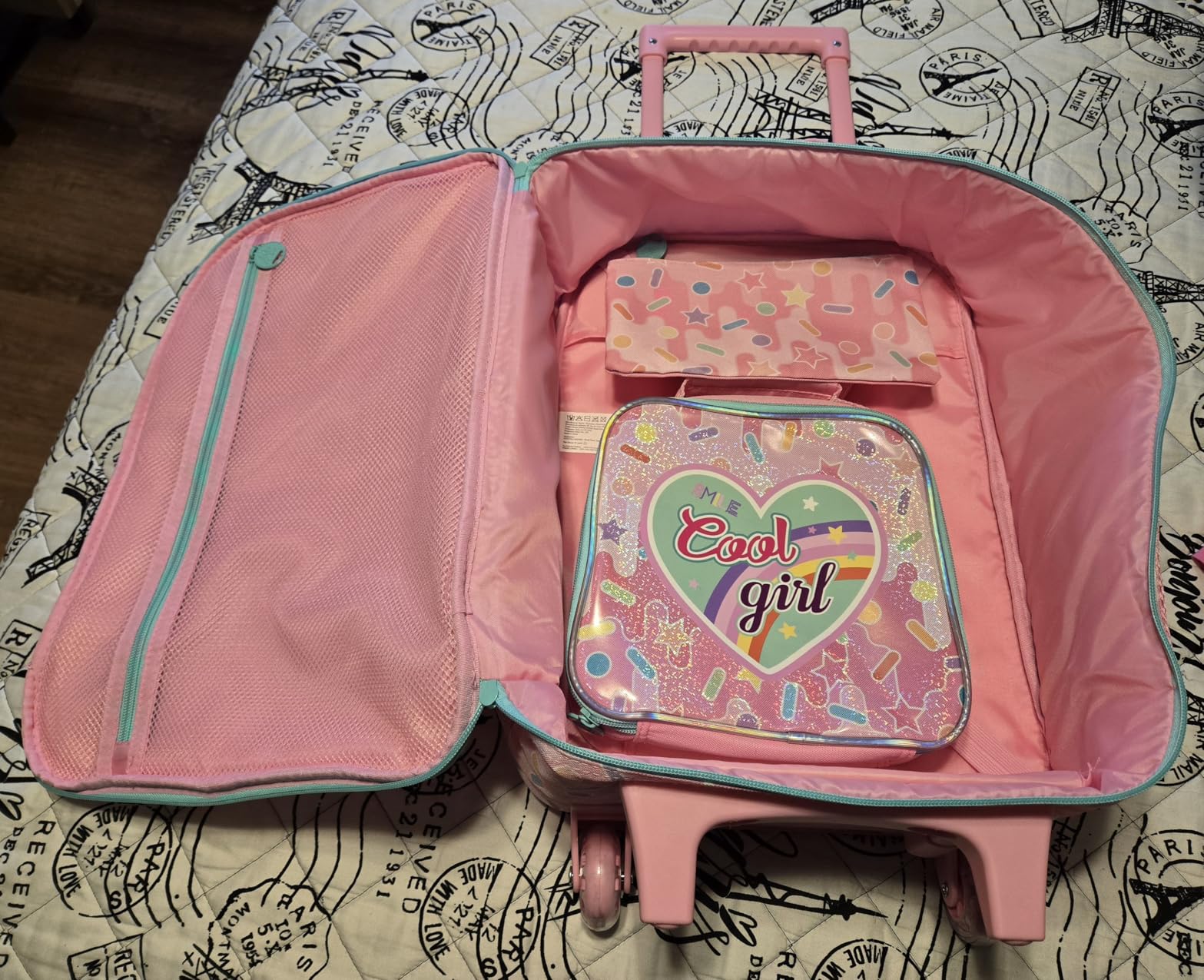 CCJPX 5PCS Kids Luggage Girls Suitcase, 16
