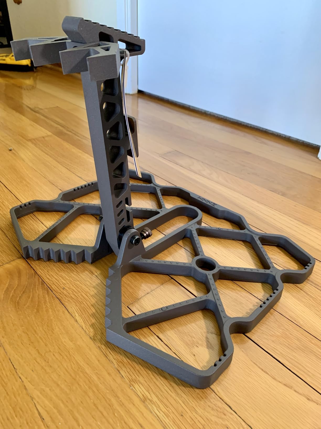 Saddle Hunting Platform, Angle Adjustment & Anti Slip Design, Brown customer photo 2