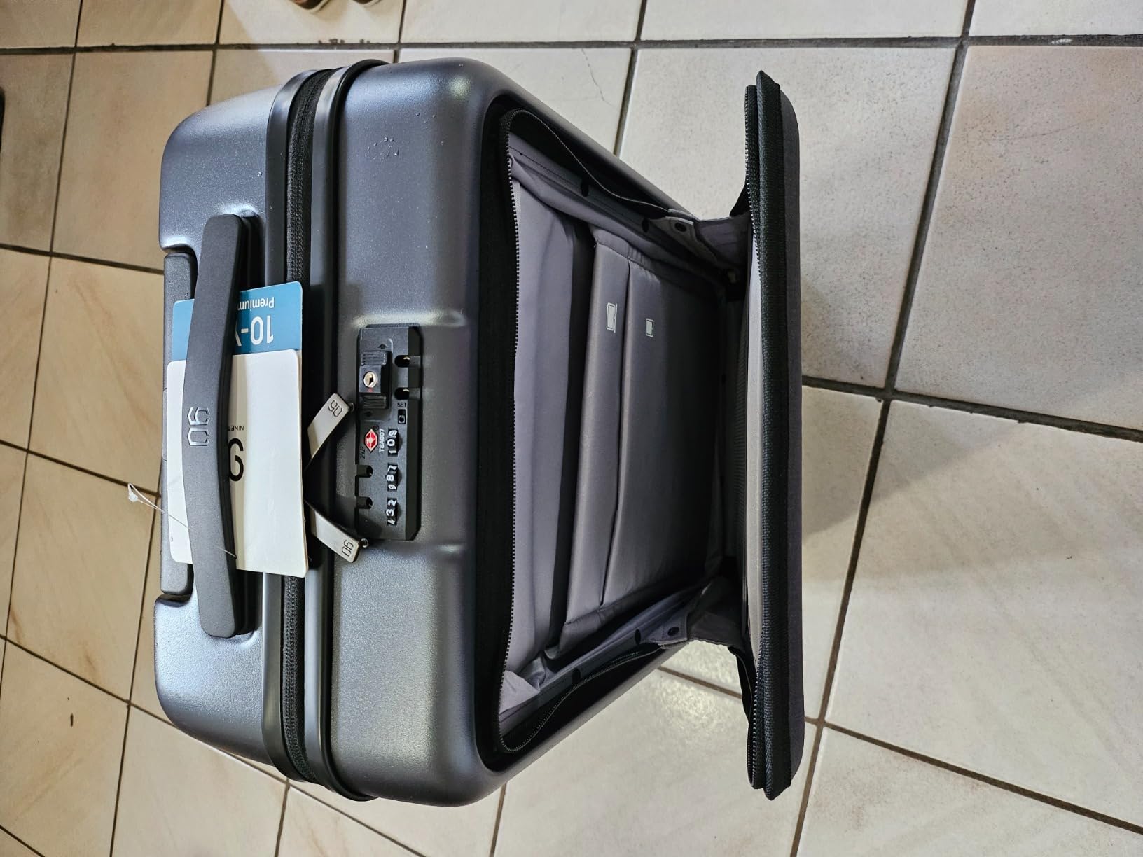 NINETYGO Carry On Luggage 22X14X9 Airline Approved, USB Charging Port, SNK customer photo 1
