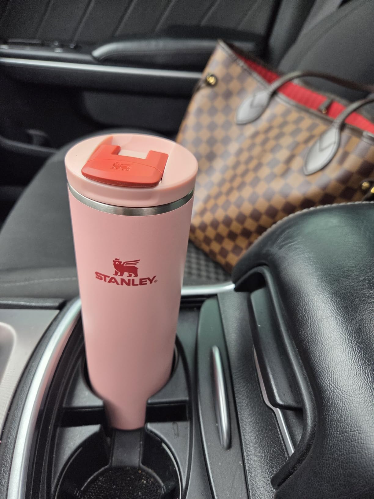 STANLEY Transit Flip Top Mug, 16 oz, Sunset Spiral customer photo 2
