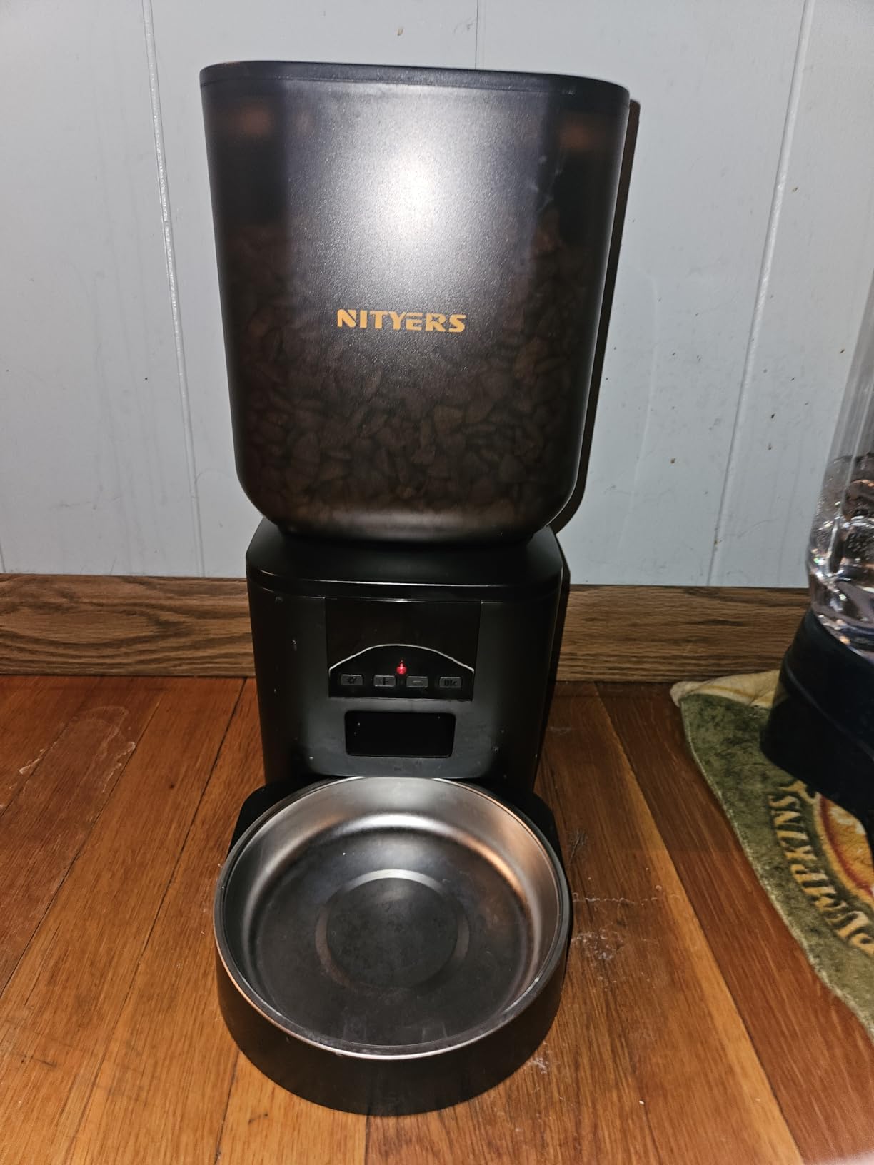 Automatic Cat Feeder for 2 Cats with 2K Cameras - 8L/ 34 Cups Dual Dog Food Dispenser for 2-18mm Dry Food, 2.4G&5G WiFi, Night Vision, 2-Way Talk, Up to 99 Portions 15 Meals Per Day, 10s Voice customer photo 2