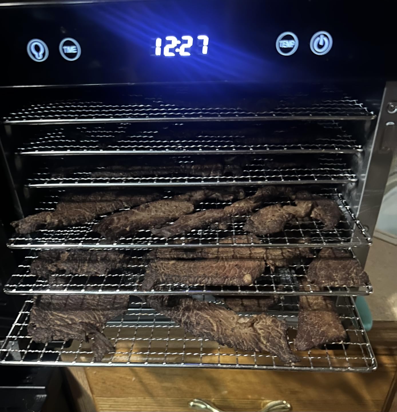 PSIIDAN Food Dehydrator Machine 8 Trays Stainless Steel 650W Faster Dryer customer photo 2