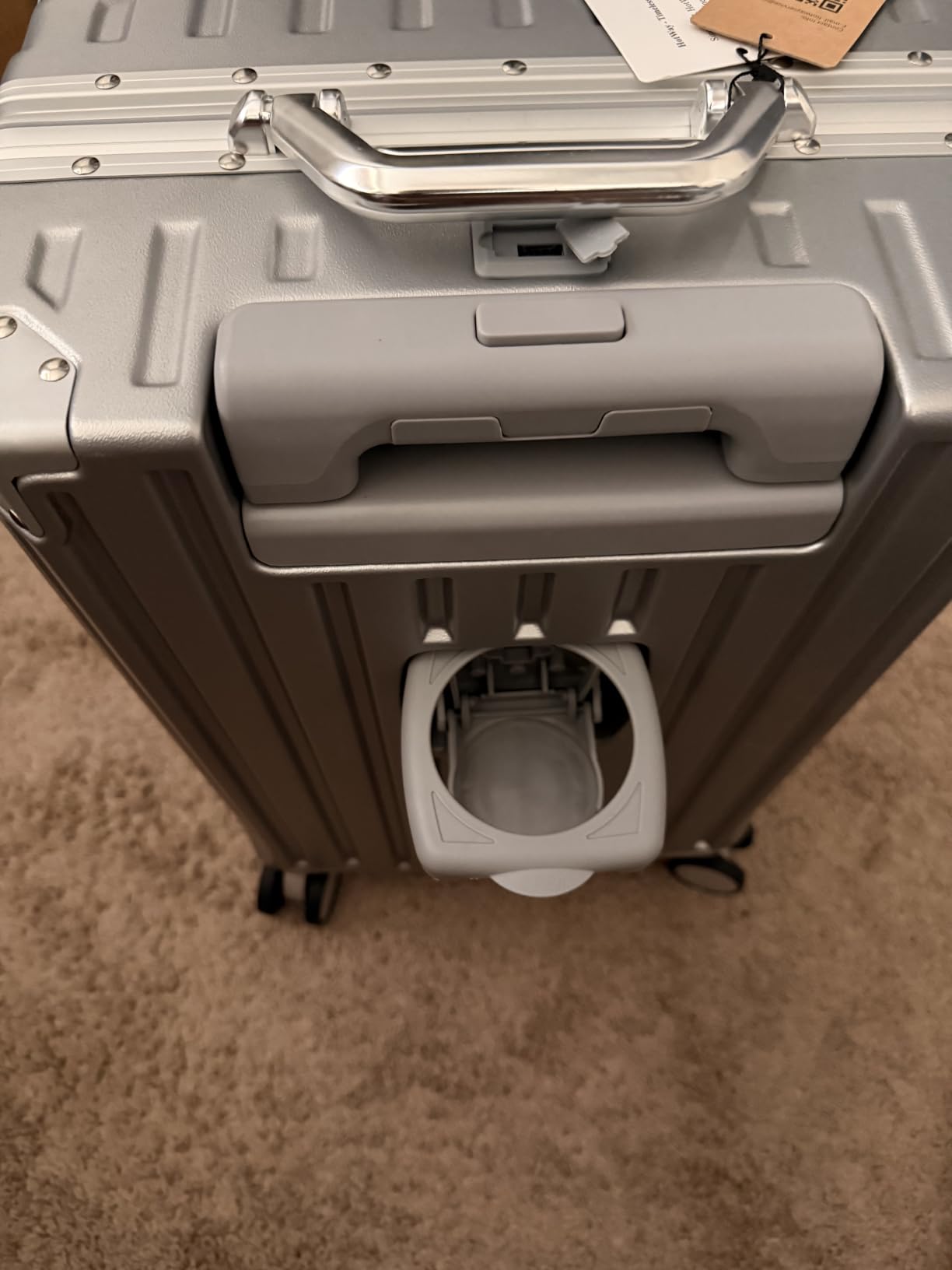 HotWay 20inch Aluminum Frame Hard Shell Carry On Luggage customer photo 1