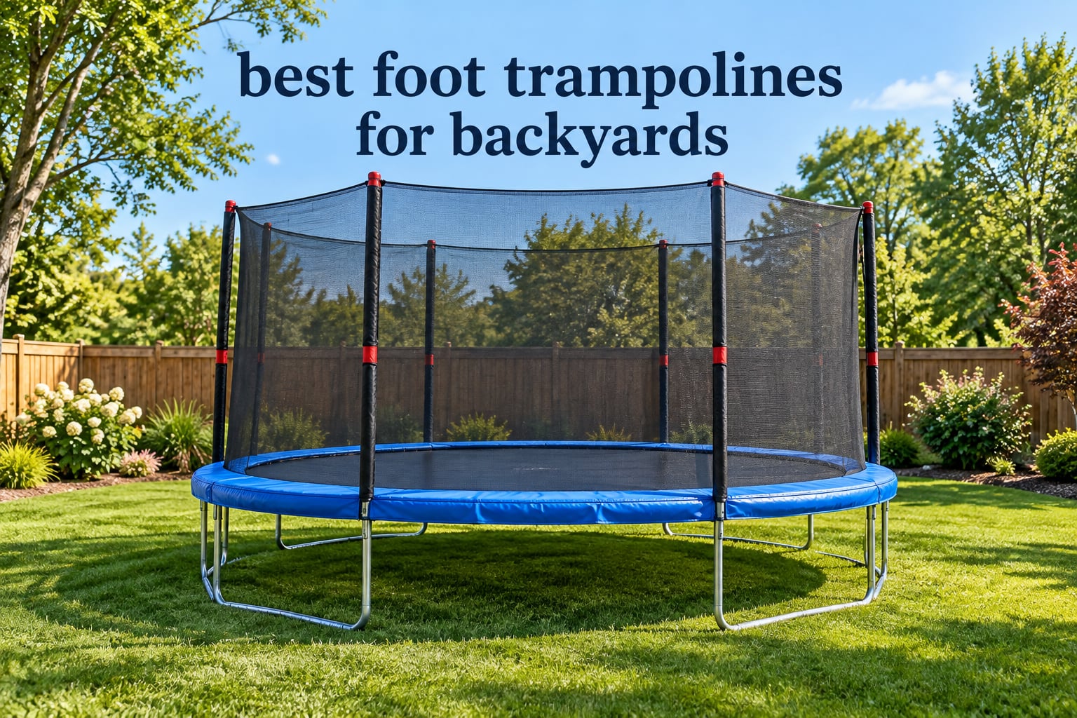 best 15 foot trampolines for backyards