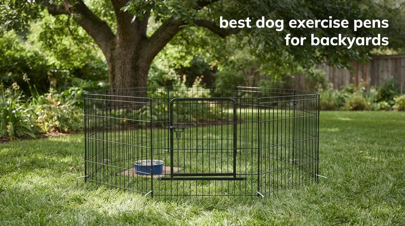 best dog exercise pens for backyards