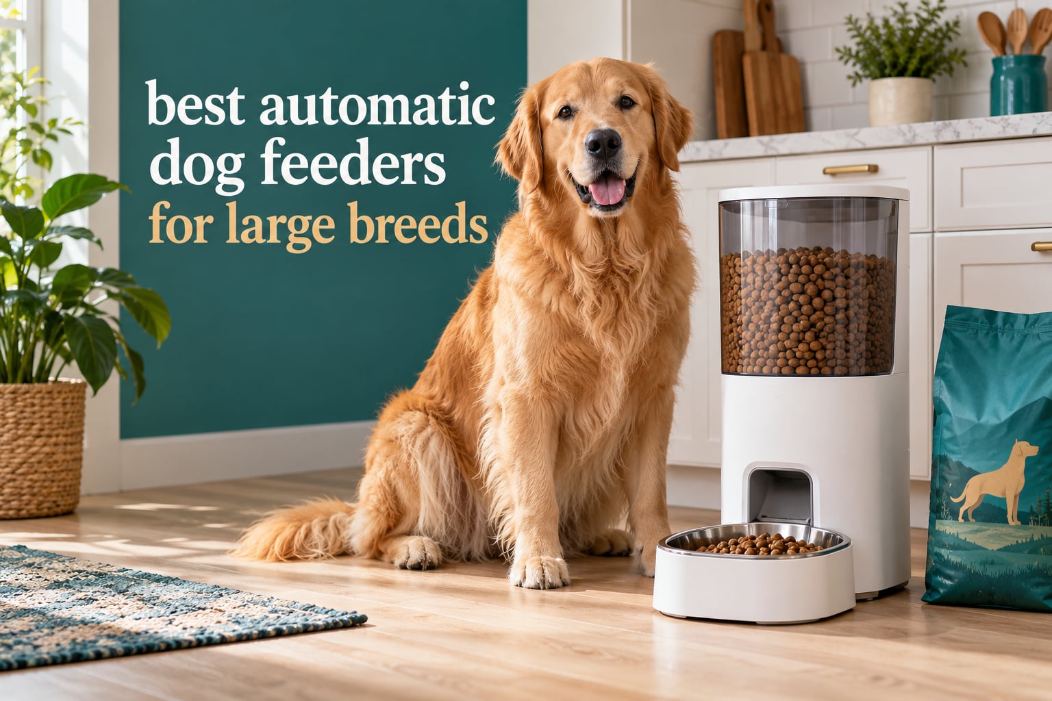 best automatic dog feeders for large breeds