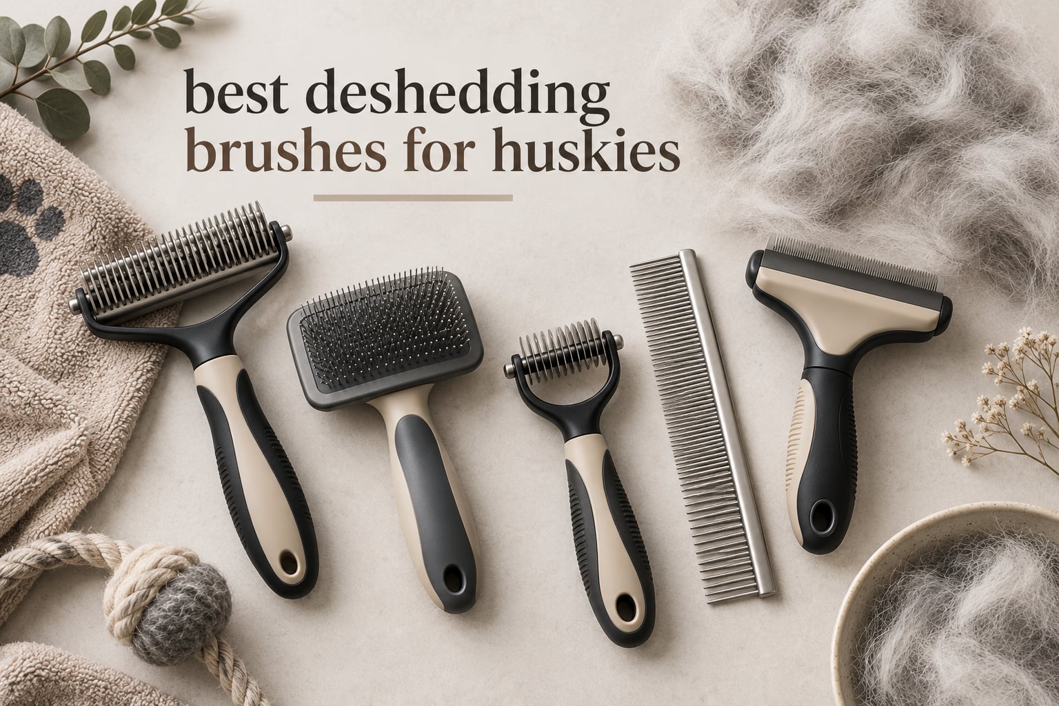best deshedding brushes for huskies