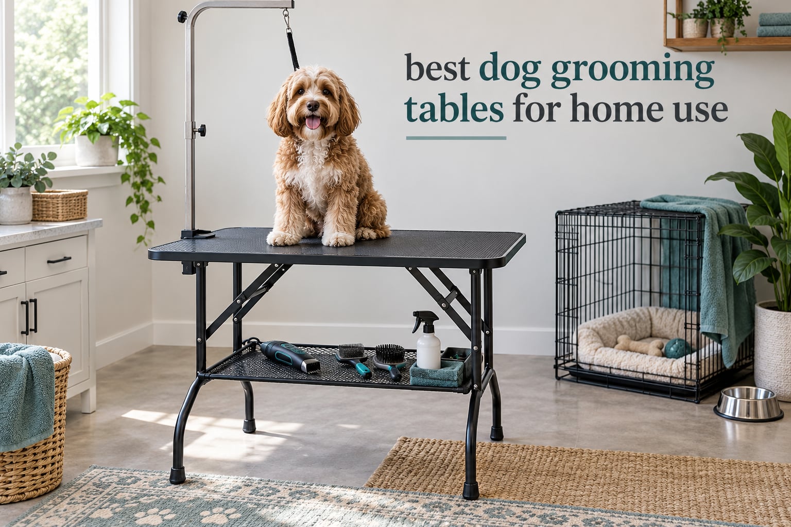 best dog grooming tables for home use