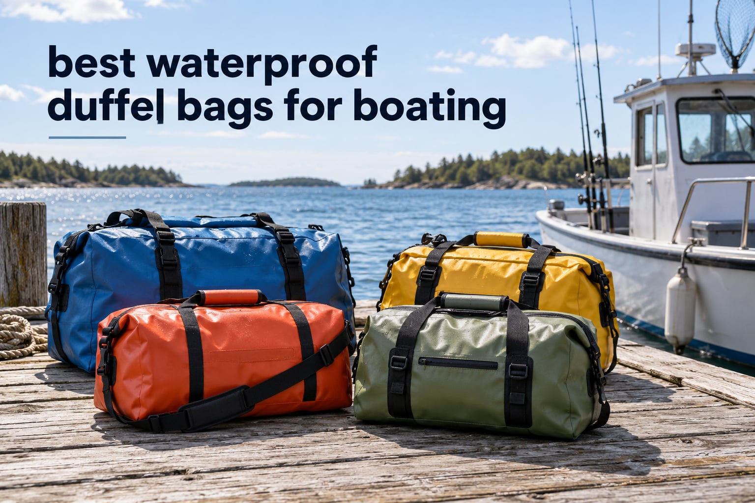 best waterproof duffel bags for boating