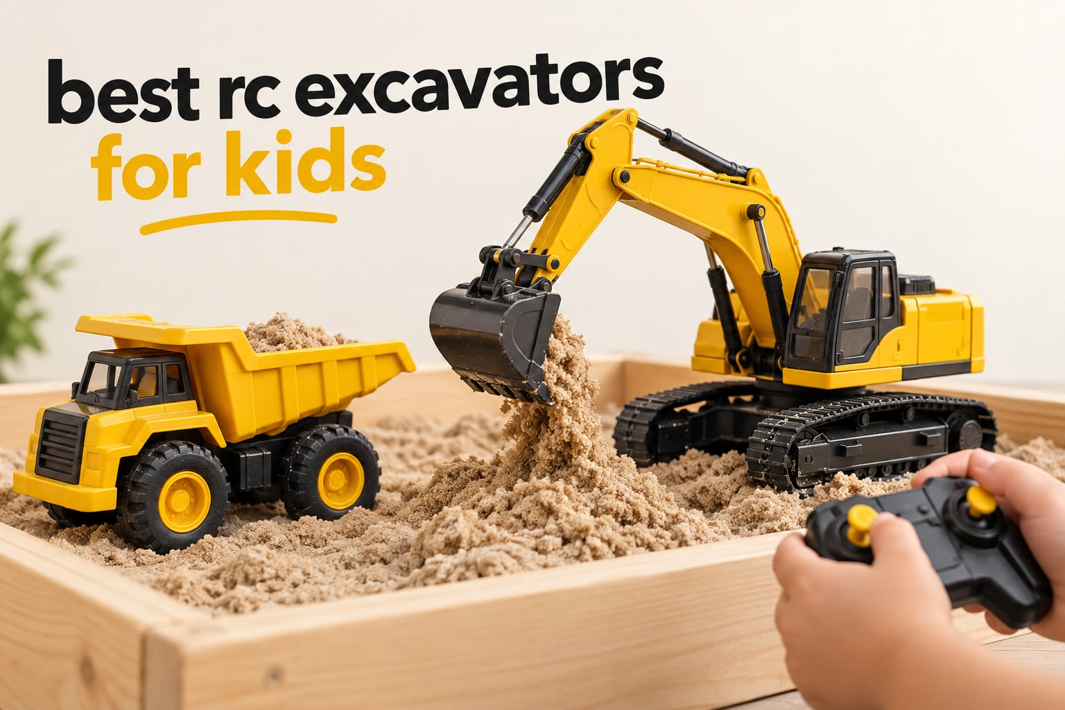 best rc excavators for kids