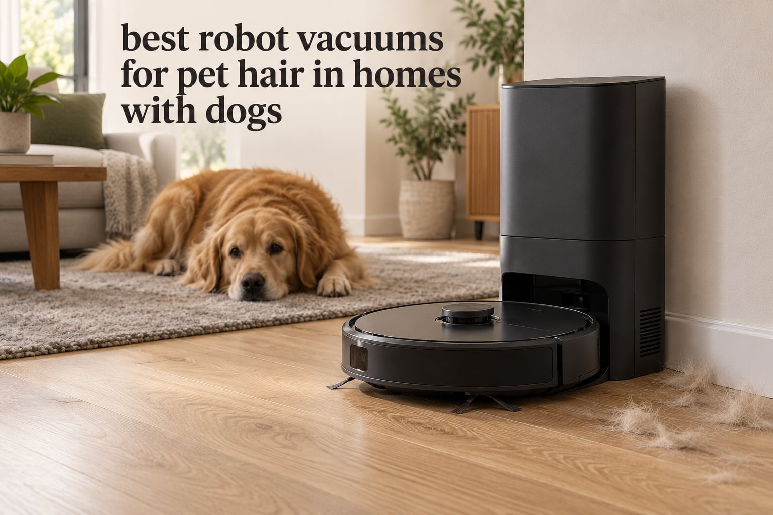 best robot vacuums for pet hair in homes with dogs
