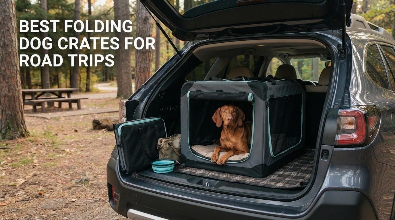 best folding dog crates for road trips