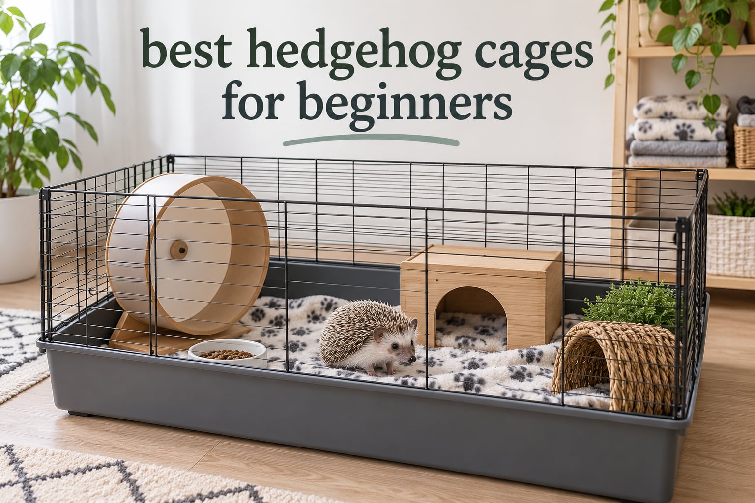 best hedgehog cages for beginners