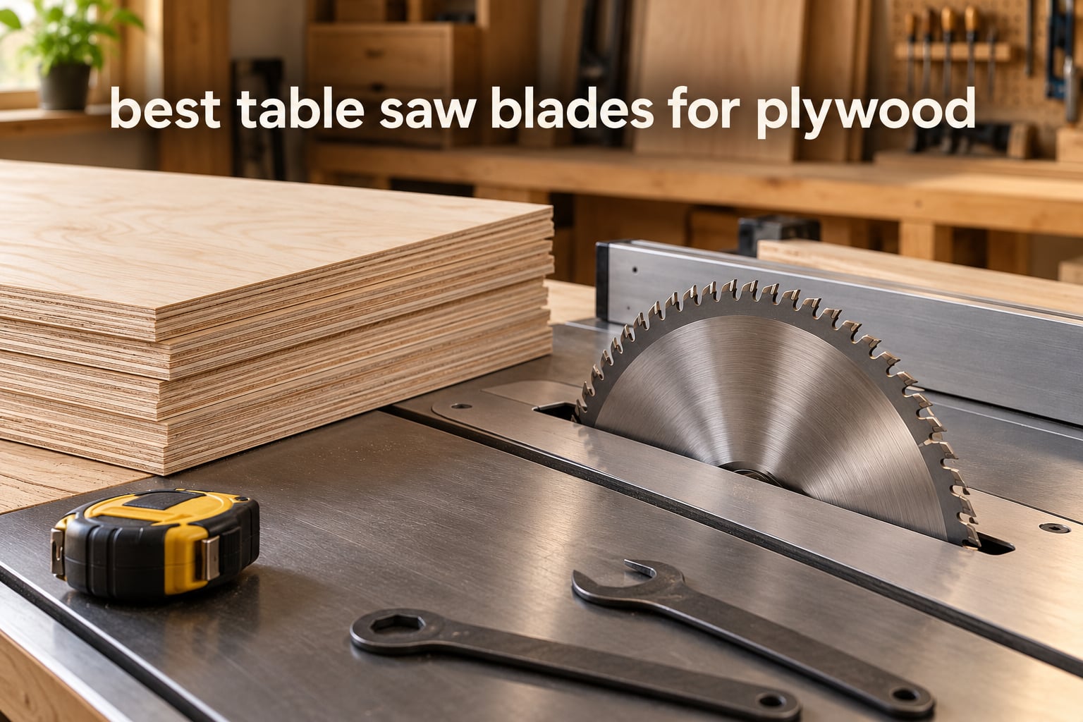 best table saw blades for plywood