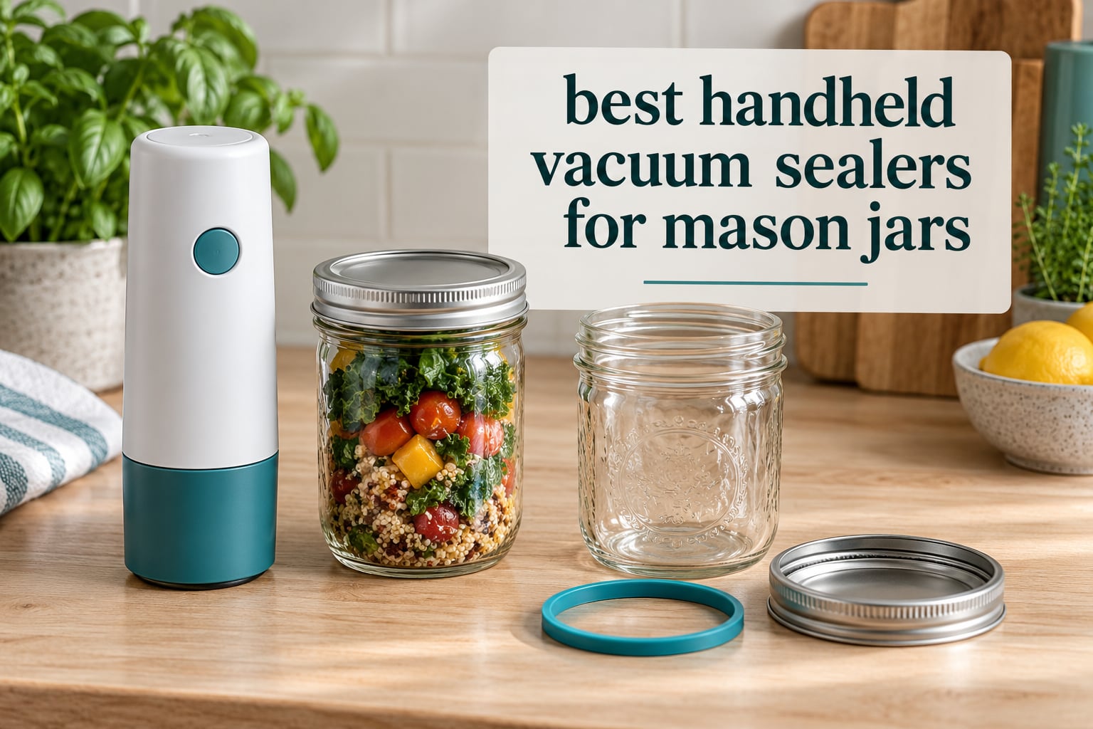 best handheld vacuum sealers for mason jars