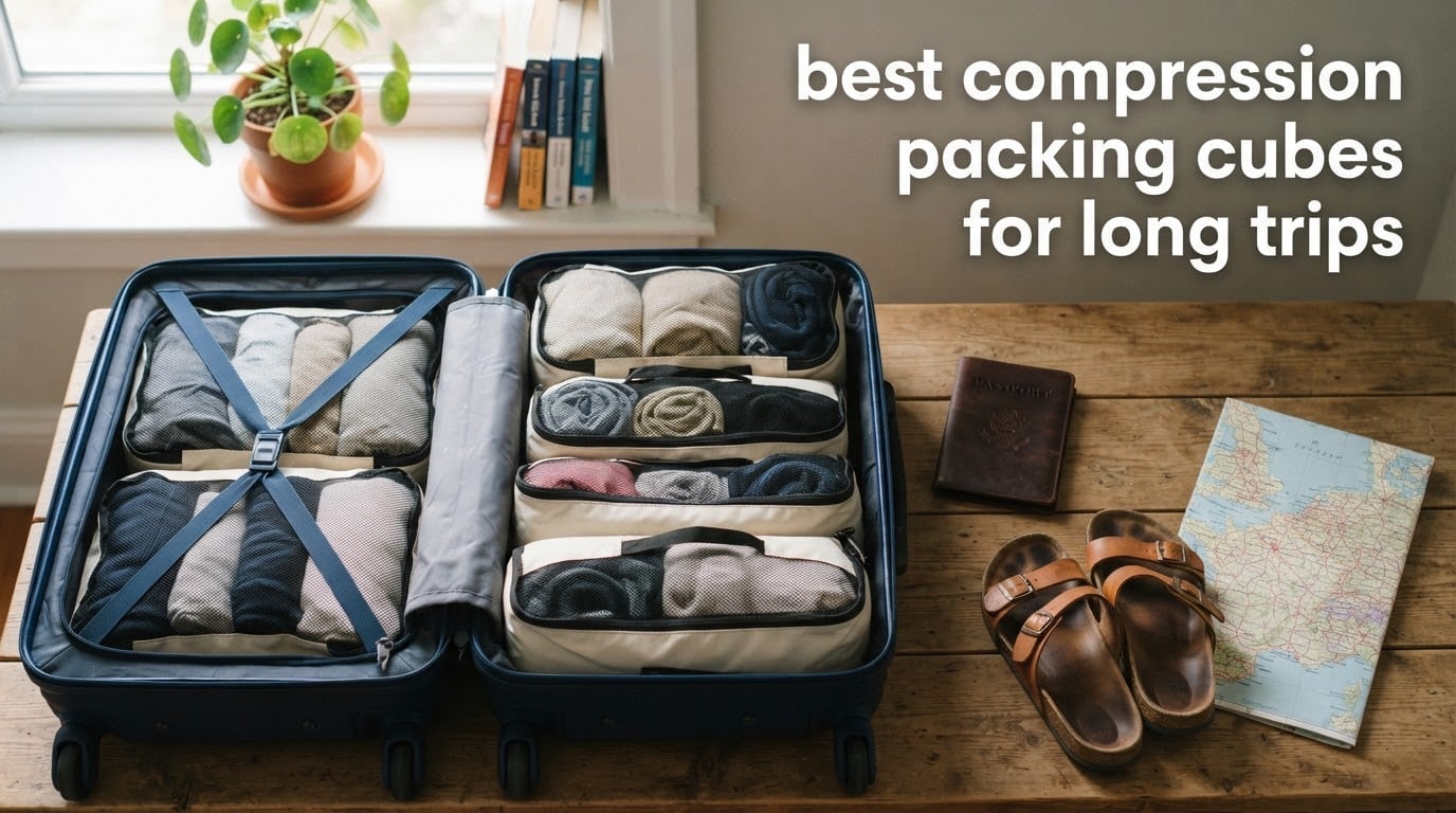best compression packing cubes for long trips