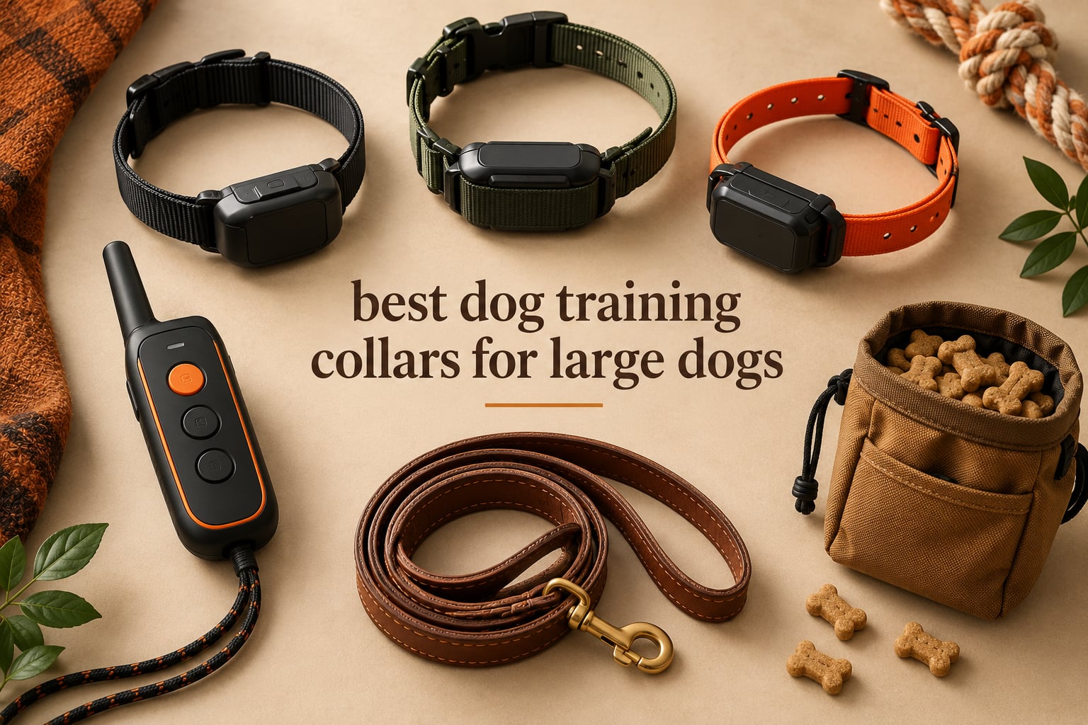 best dog training collars for large dogs