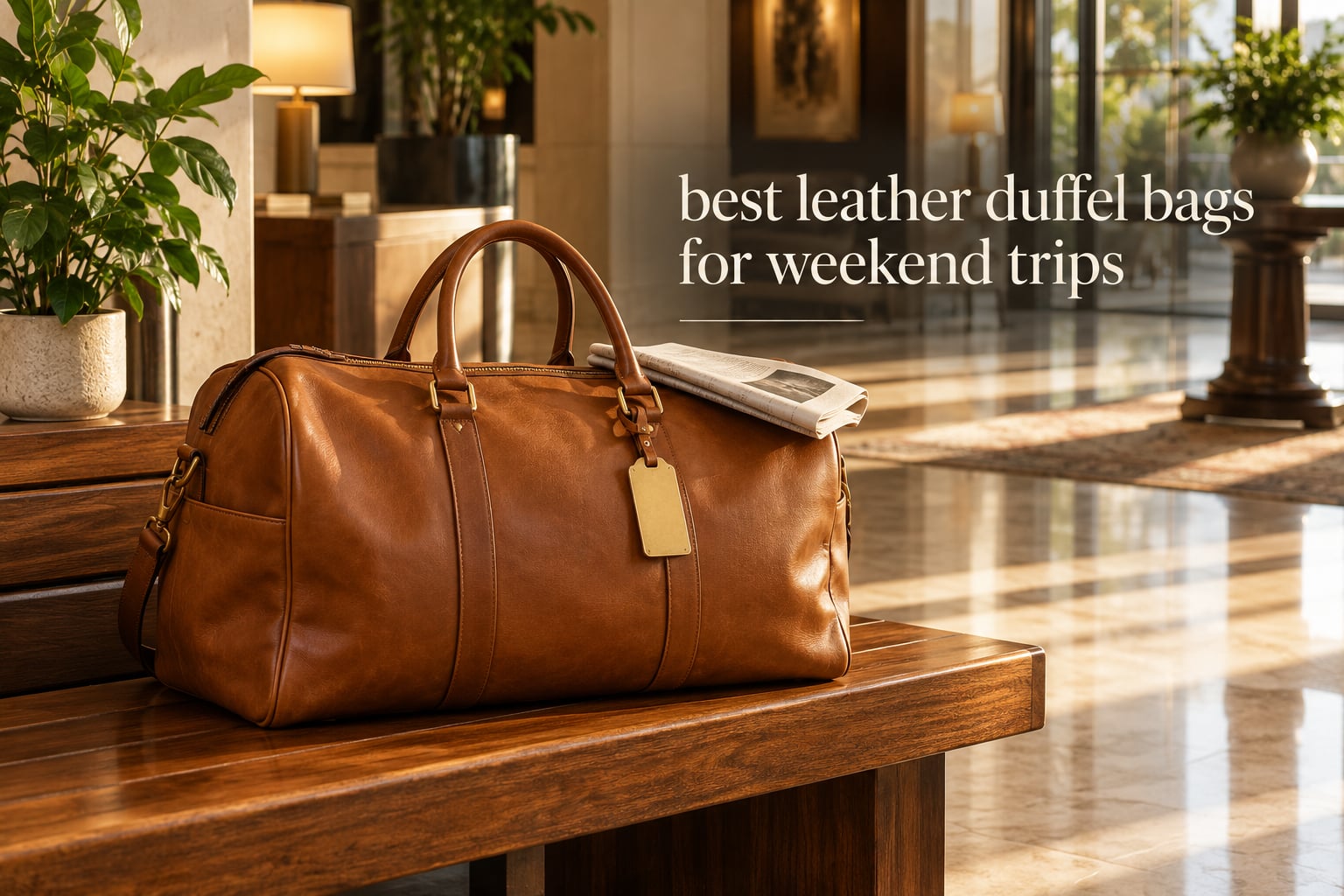 best leather duffel bags for weekend trips