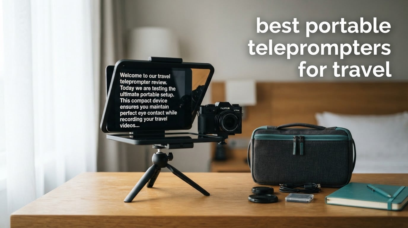 best portable teleprompters for travel