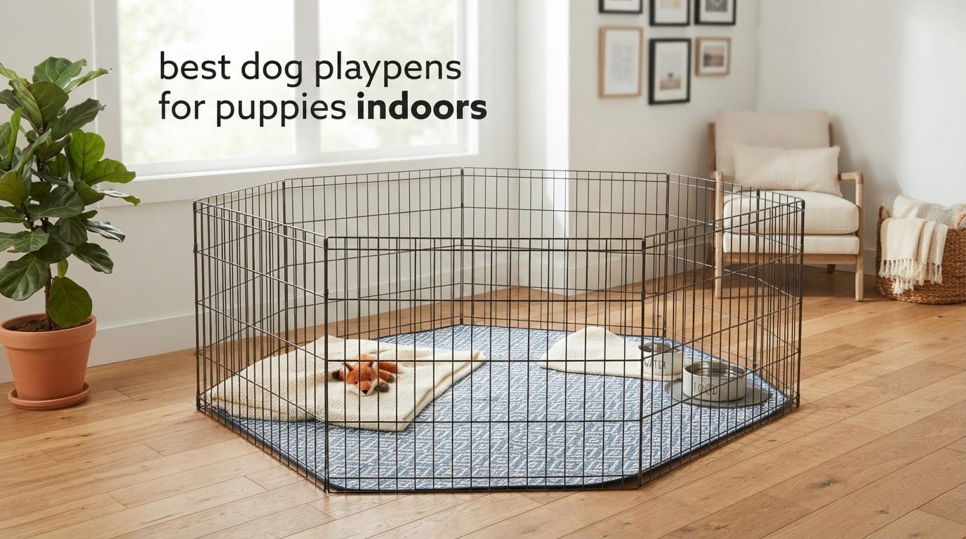 best dog playpens for puppies indoors
