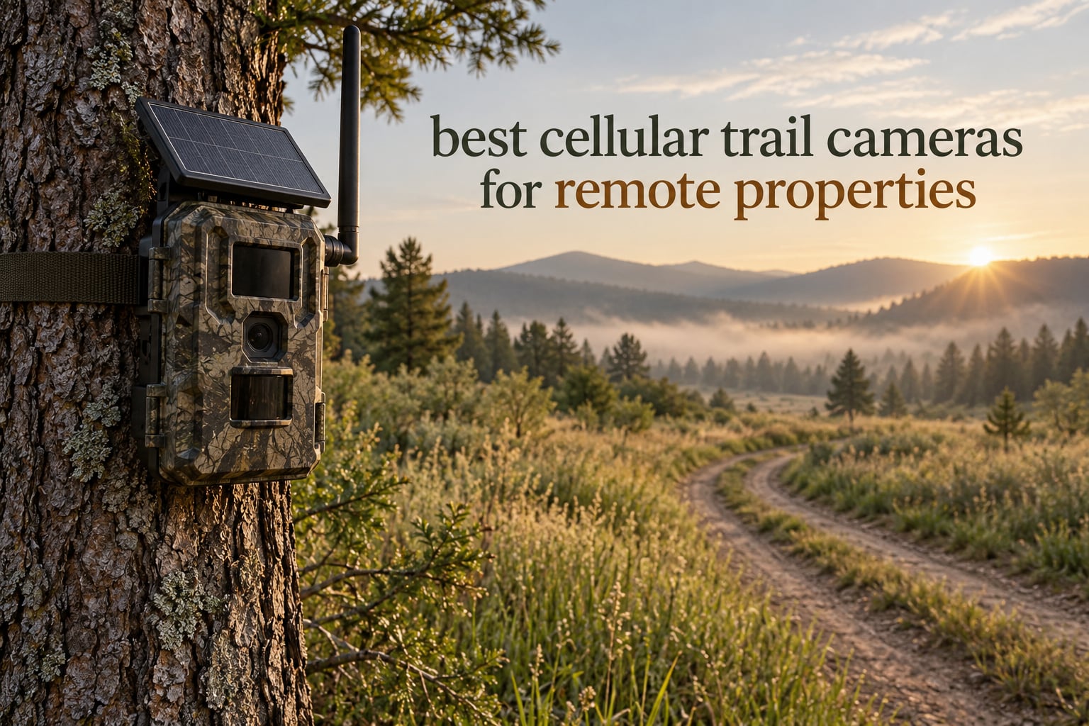 best cellular trail cameras for remote properties