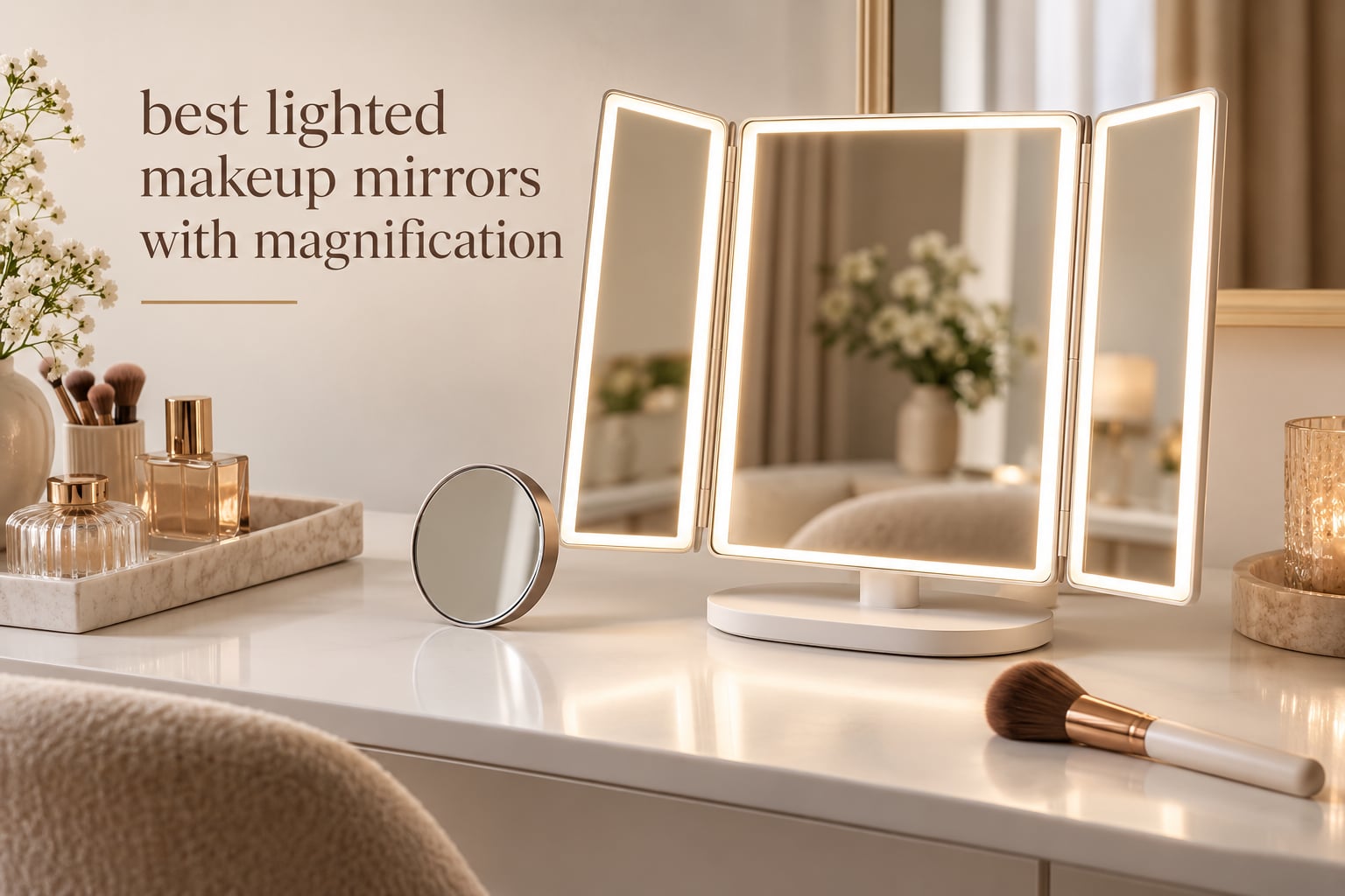 best lighted makeup mirrors with magnification