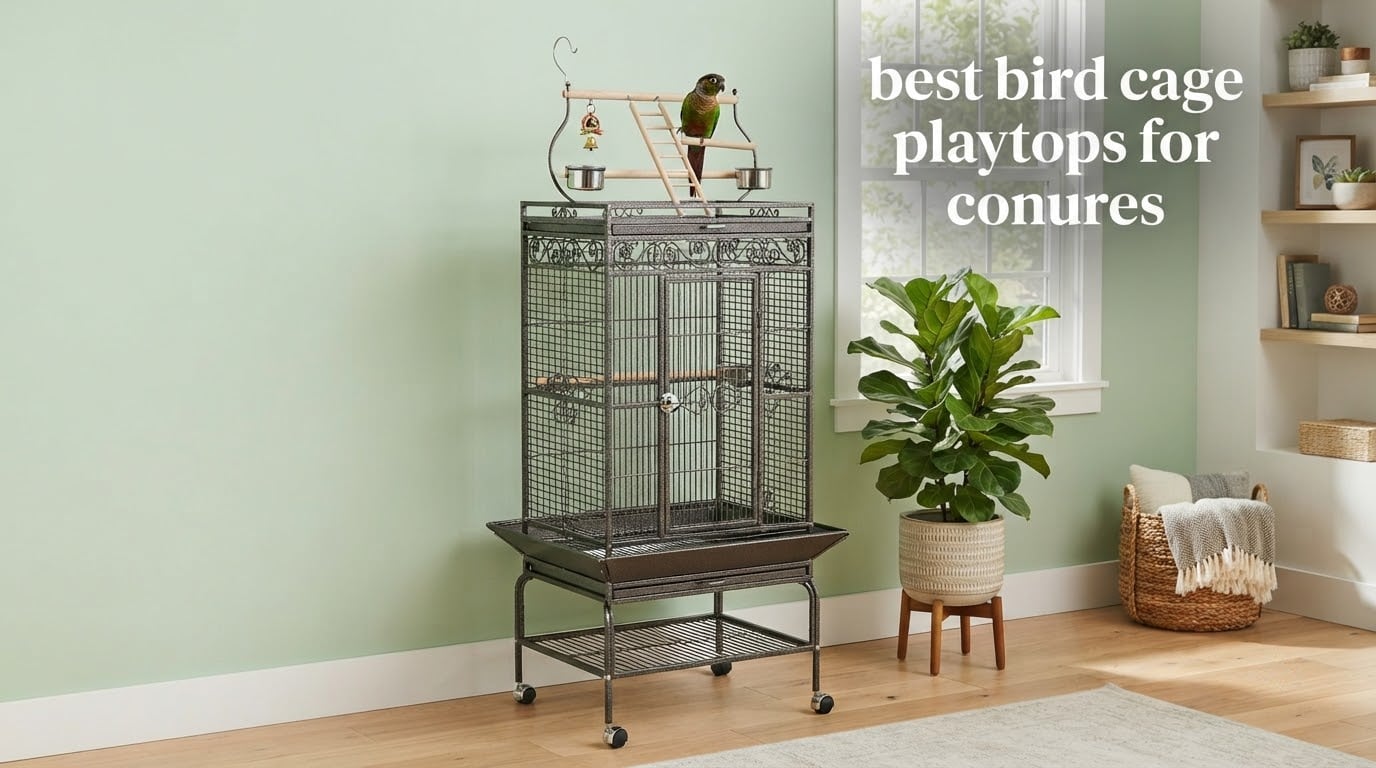 best bird cage playtops for conures