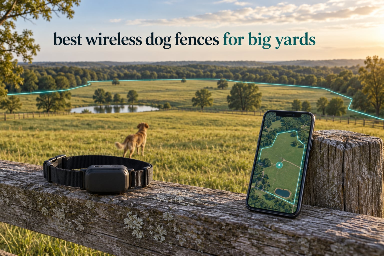 best wireless dog fences for big yards