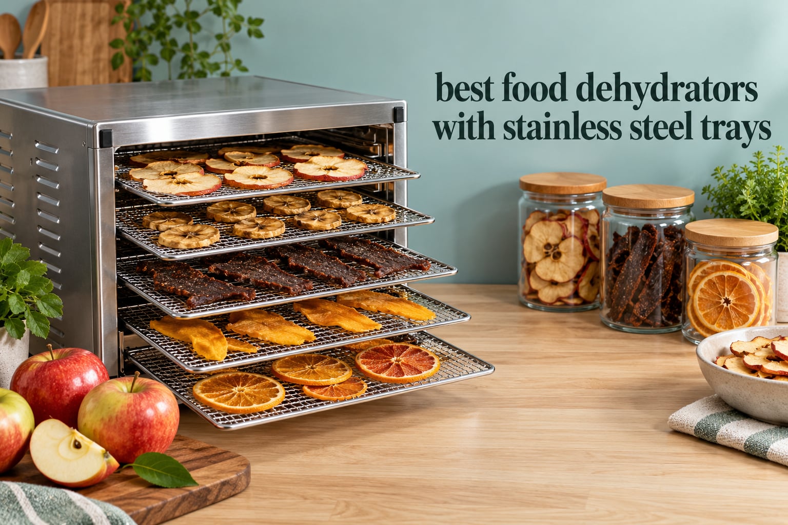 best food dehydrators with stainless steel trays