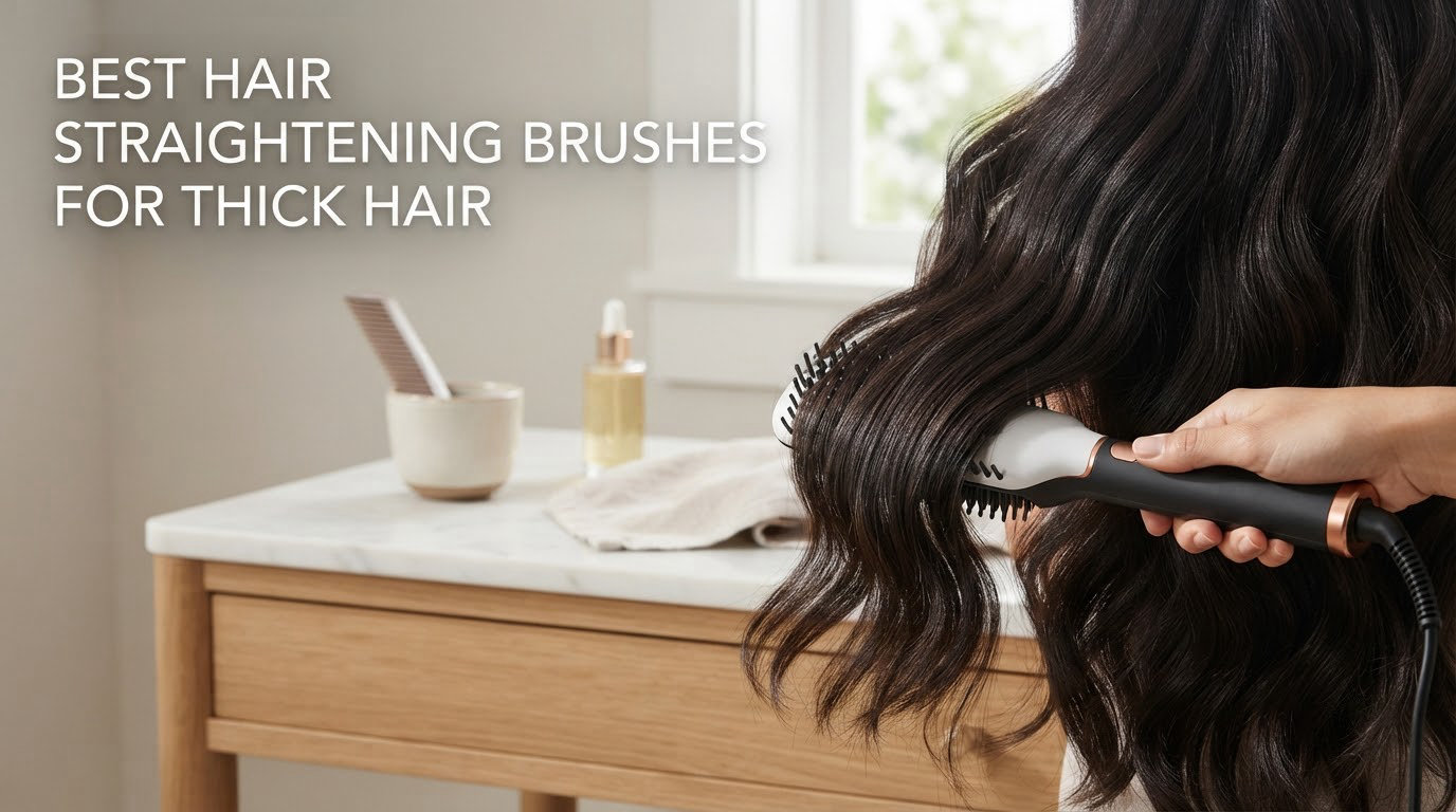 best hair straightening brushes for thick hair