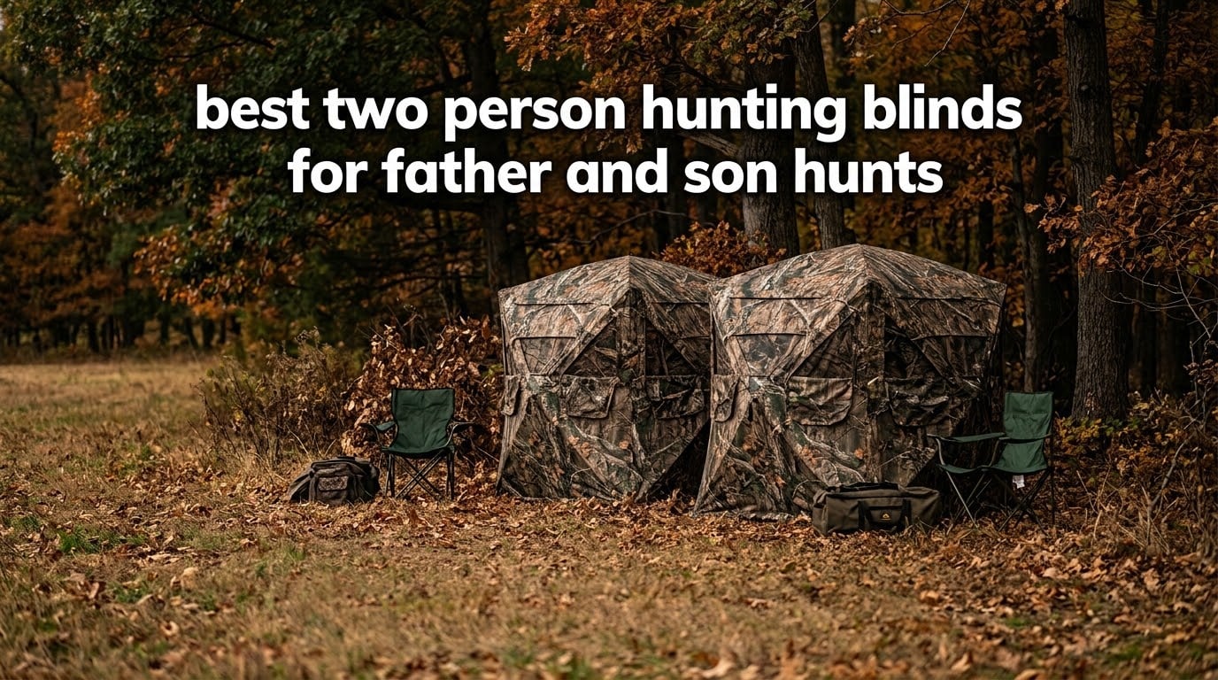 best two person hunting blinds for father and son hunts