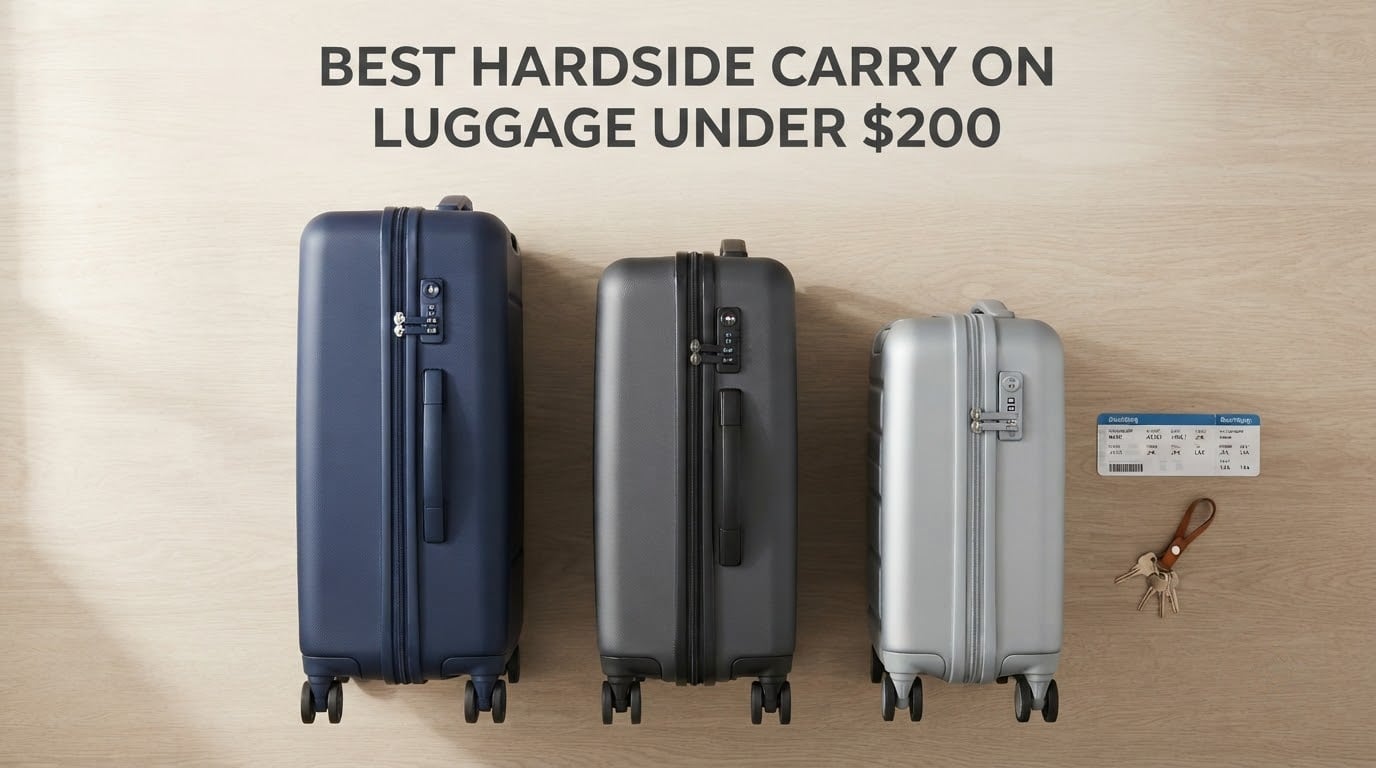 best hardside carry on luggage under $200