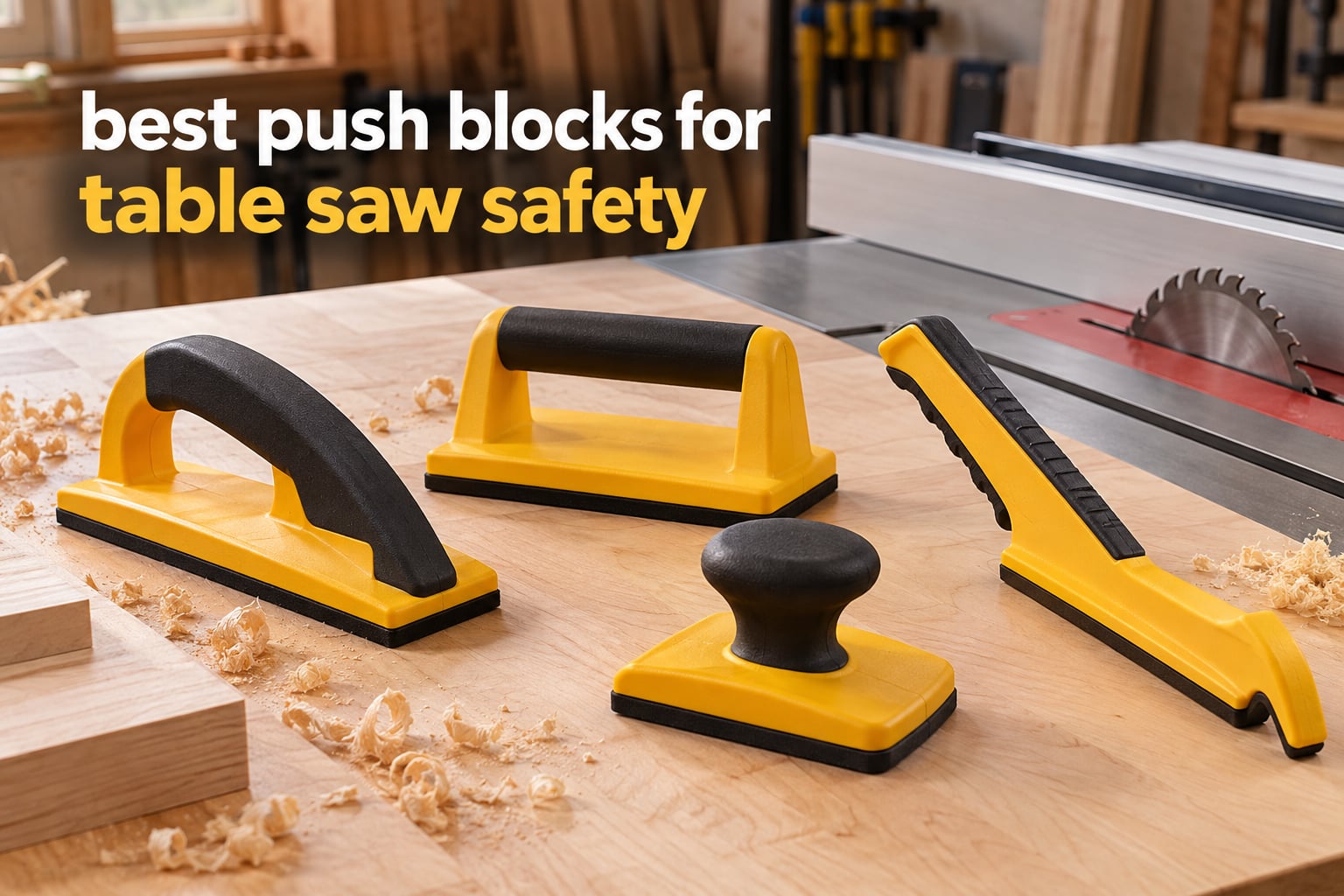 best push blocks for table saw safety